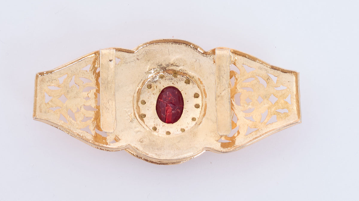 Belt Broch Zaz Gold/Bordeaux