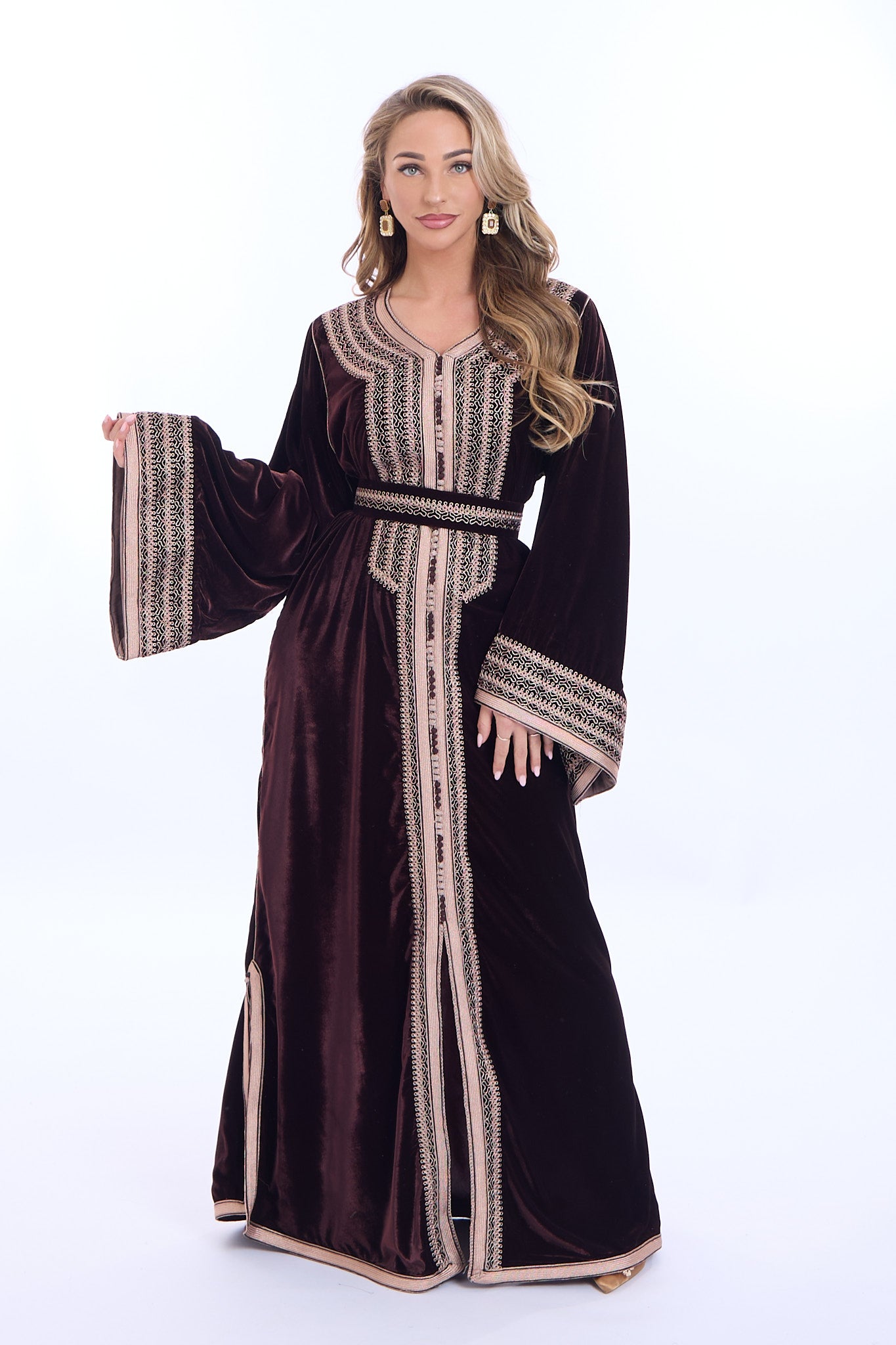 Caftan Huda Brown