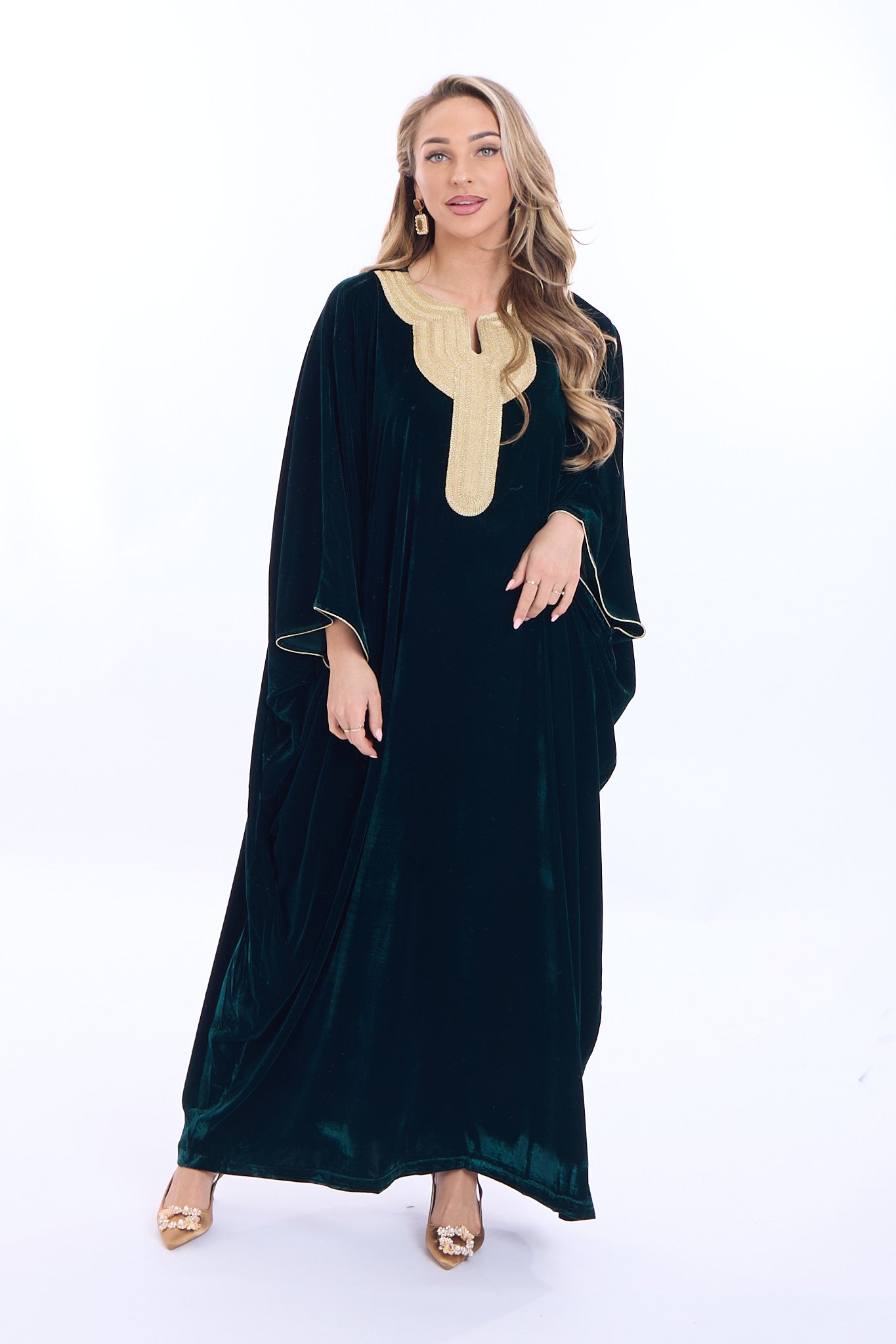 Caftan Omana Darkgreen