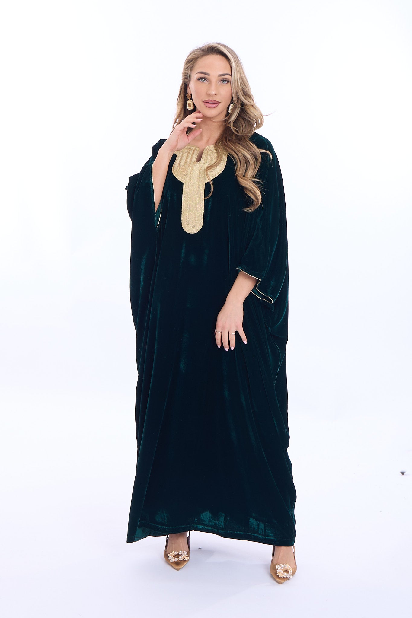 Caftan Omana Darkgreen