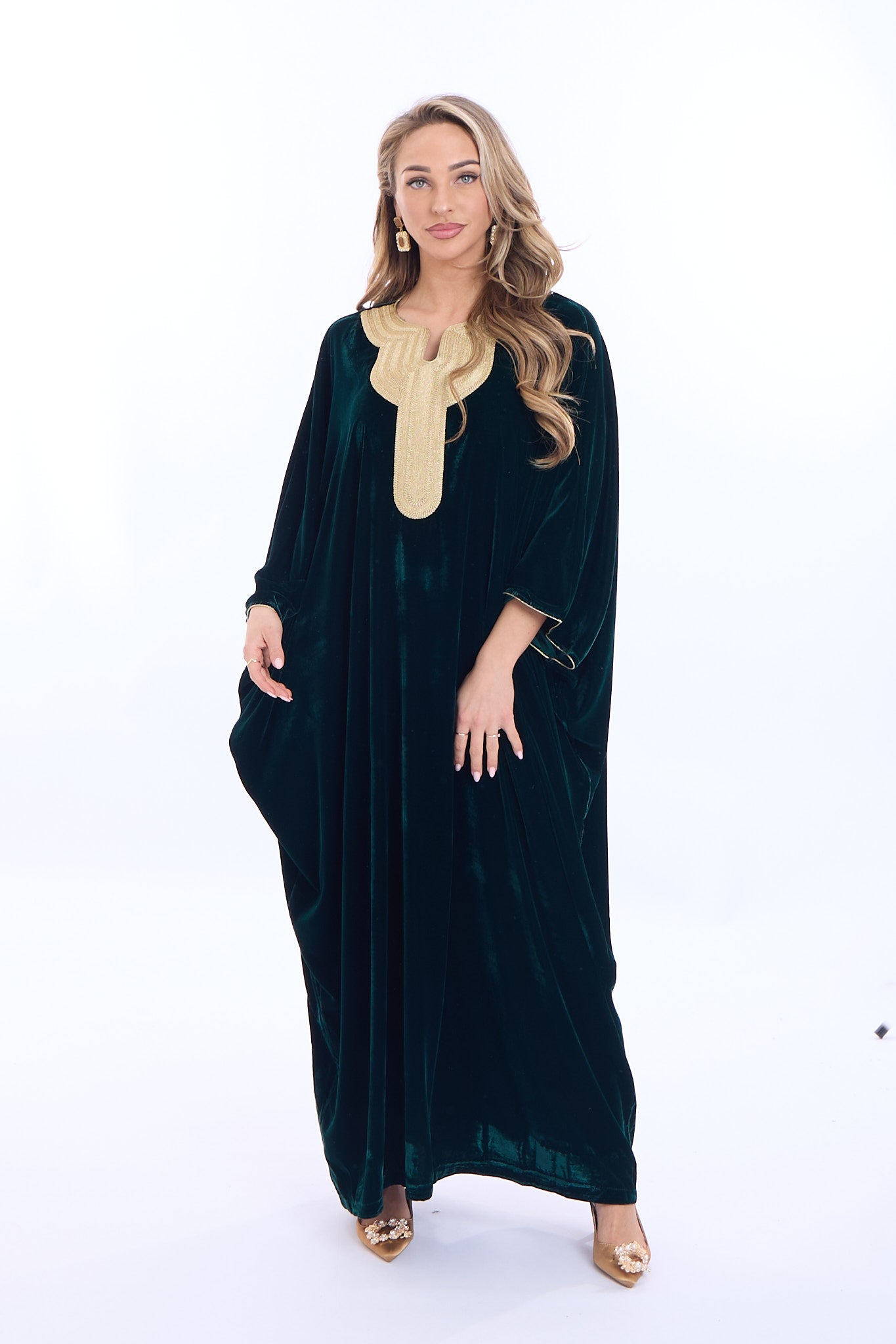 Caftan Omana Darkgreen