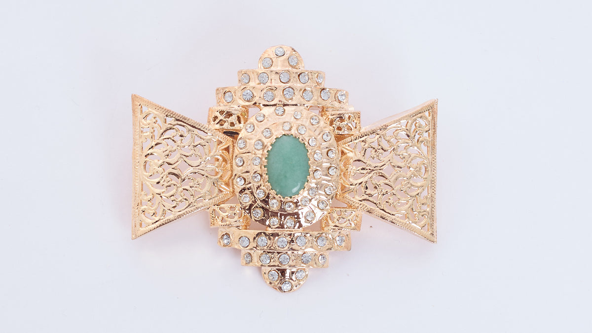 Belt Broch Yong Gold/Mintgreen