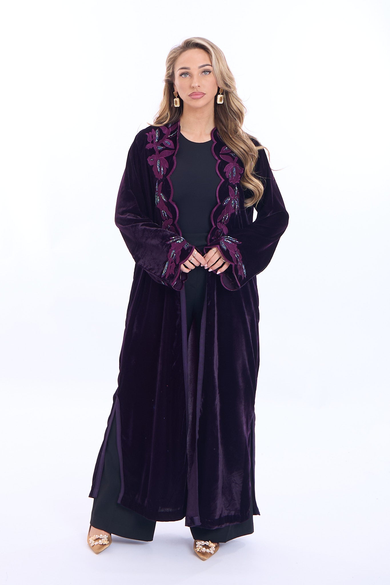 Kimono  Marya aubergine