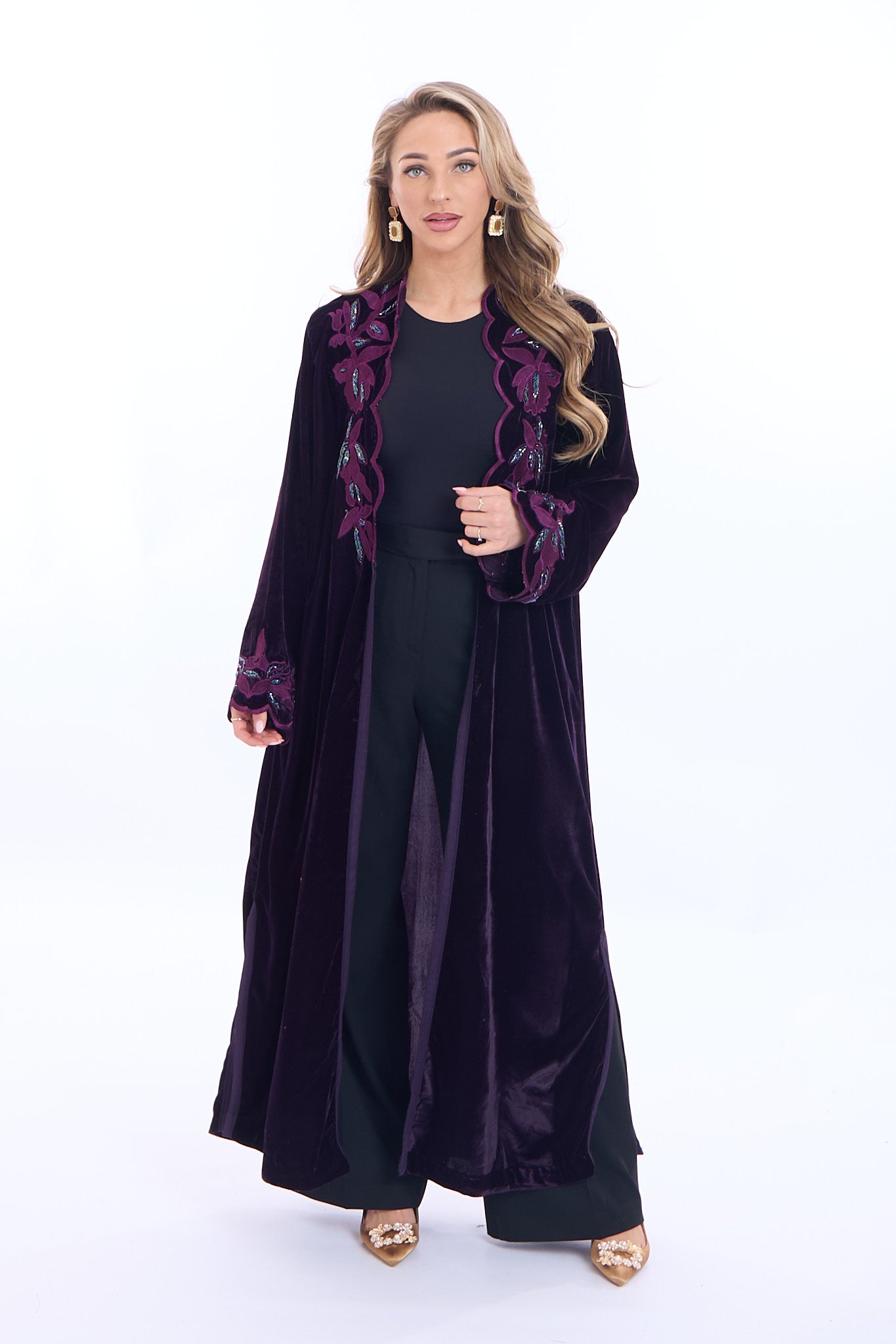 Kimono  Marya aubergine
