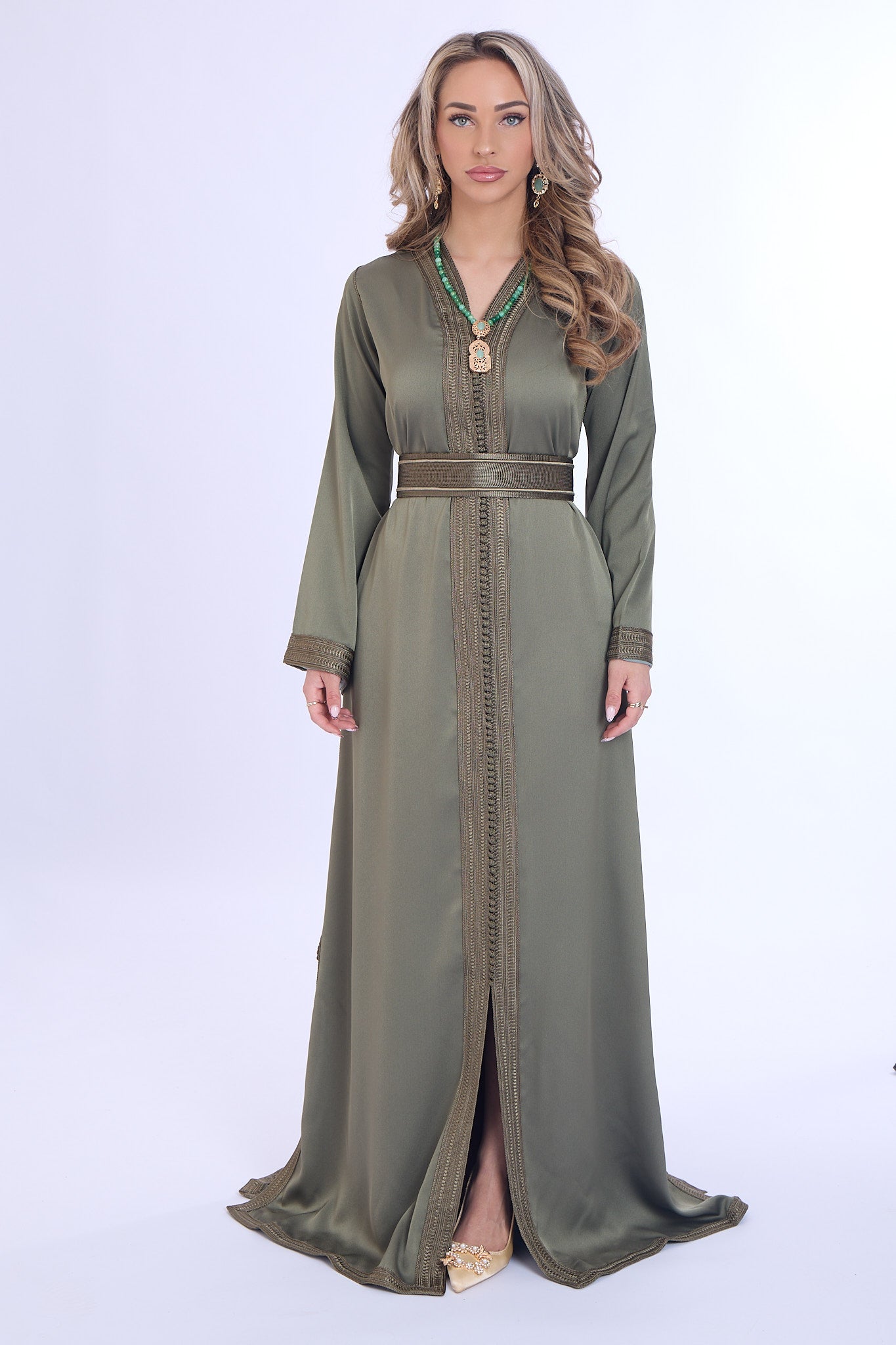 Caftan Imaan Olivegreen
