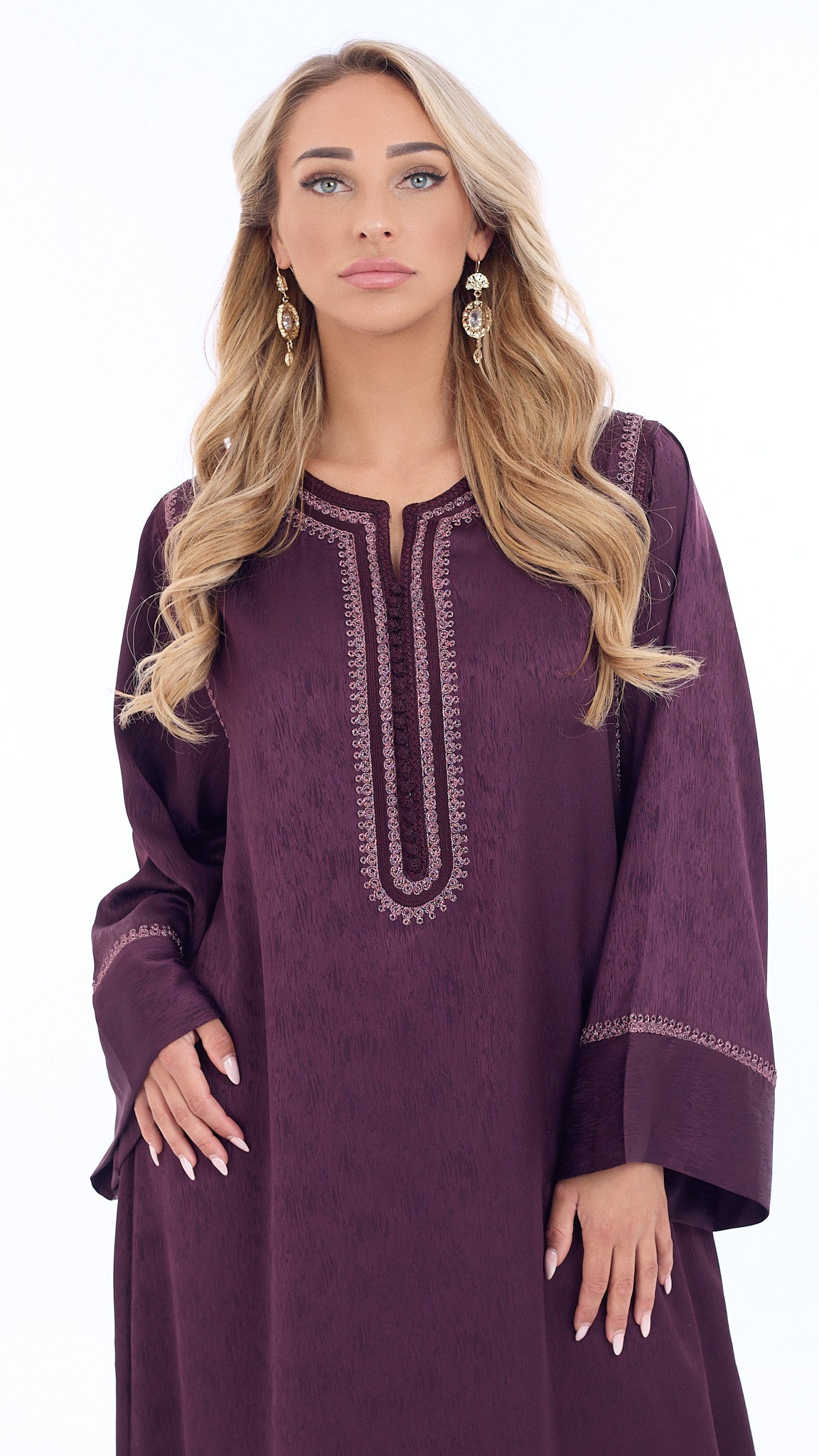 Caftan Aaliya Pomegrante