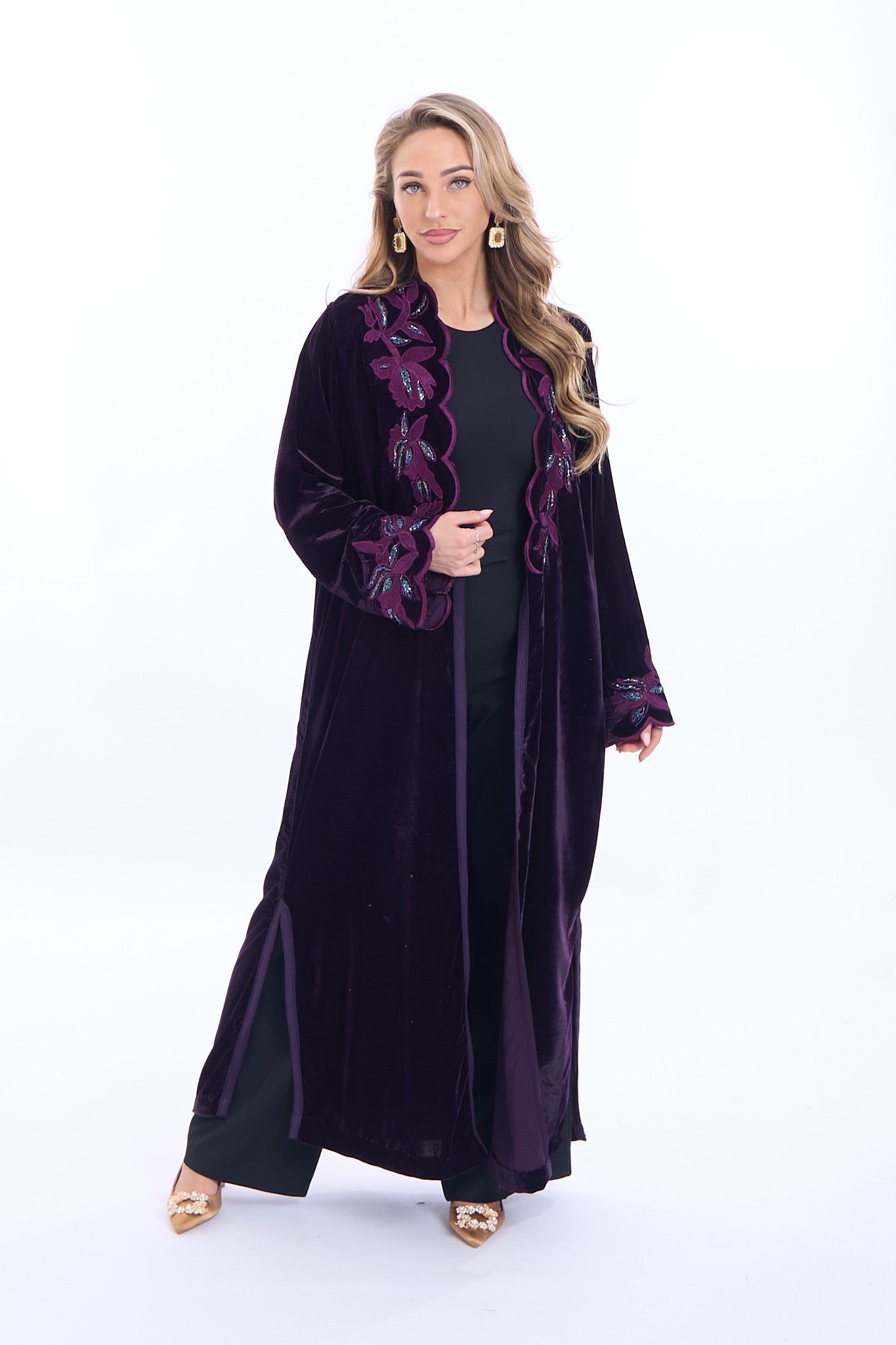 Kimono  Marya aubergine