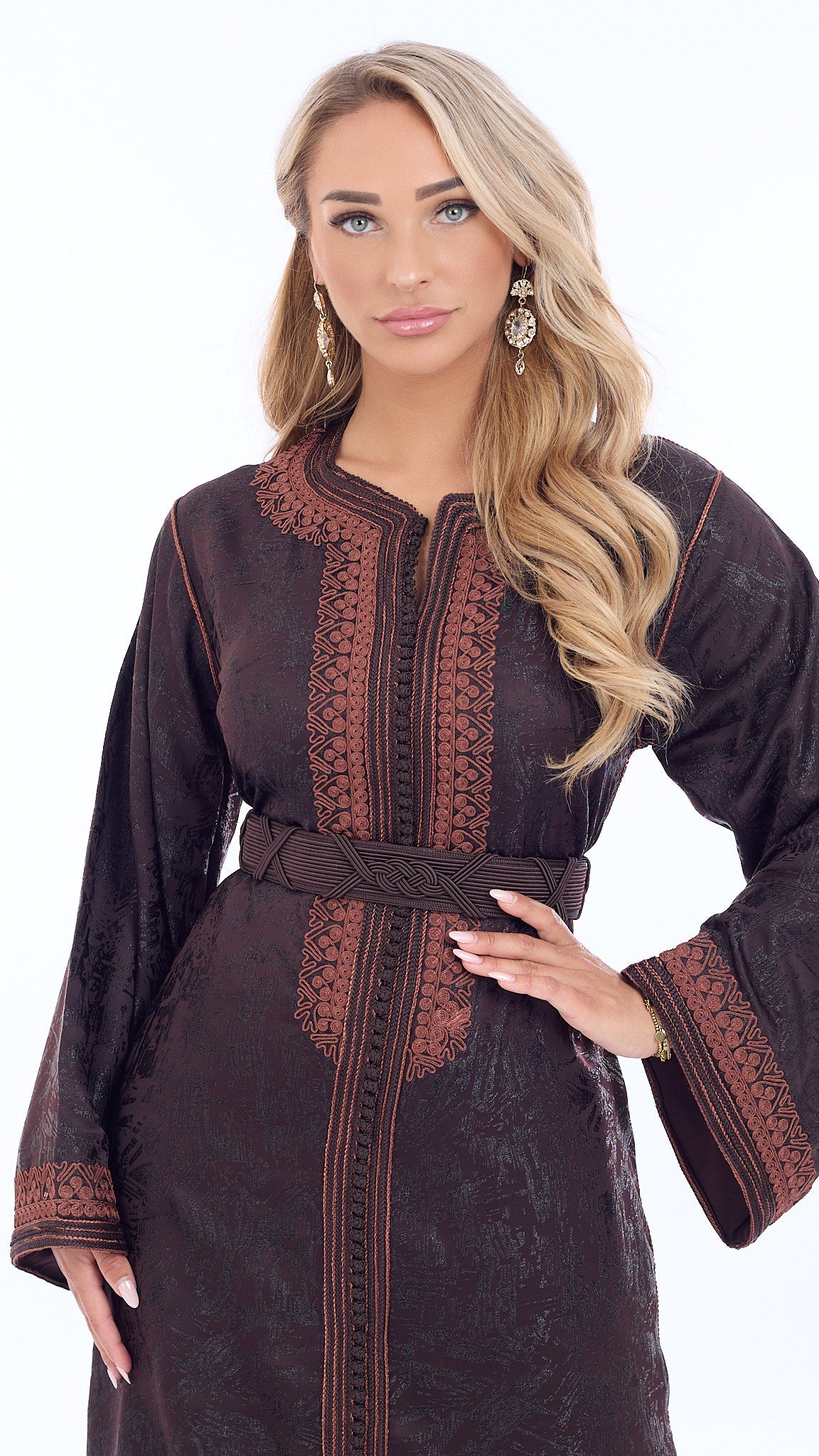 Caftan Jannah Chocolate Brown