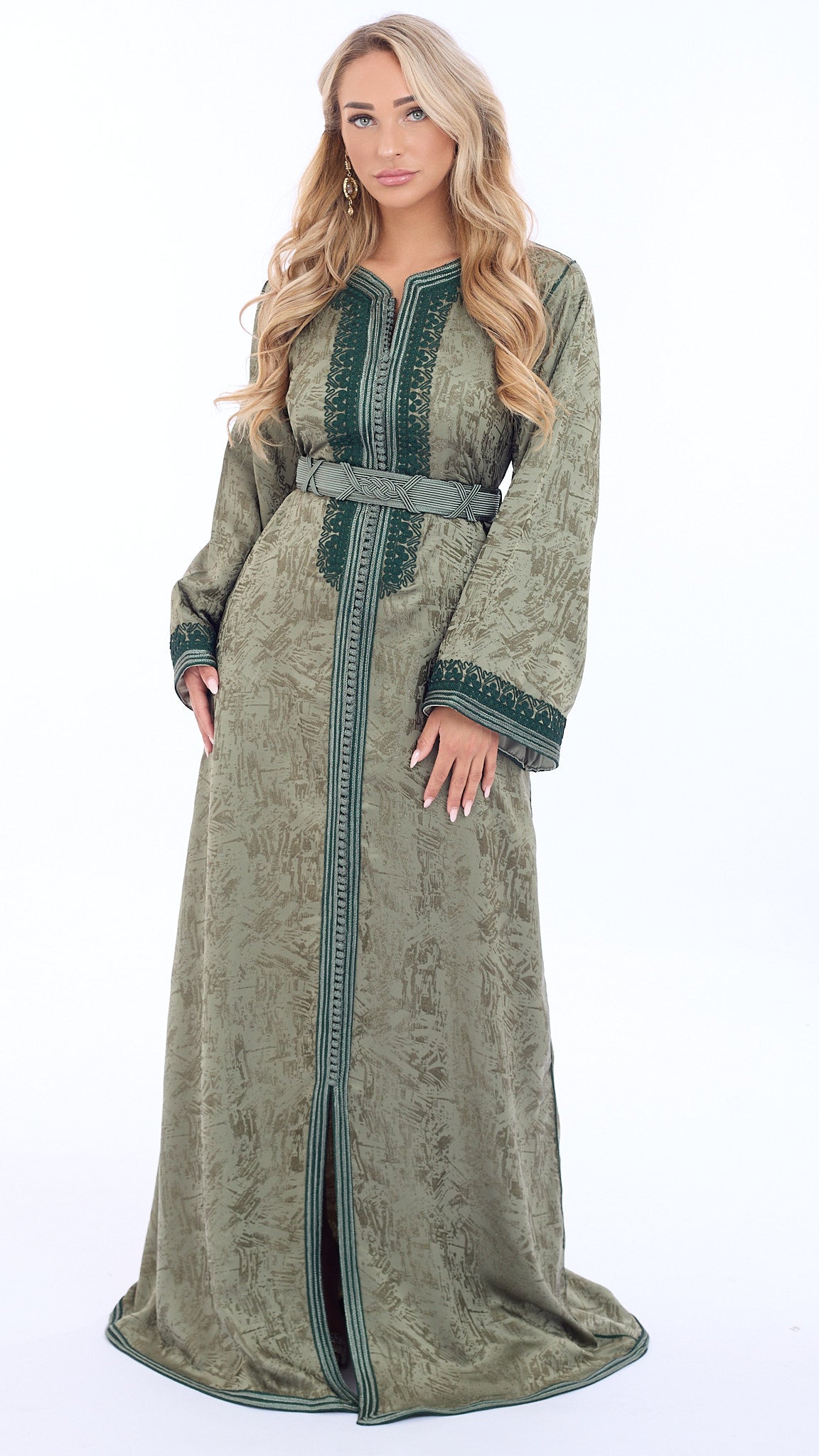 Caftan Jannah Olivegreen