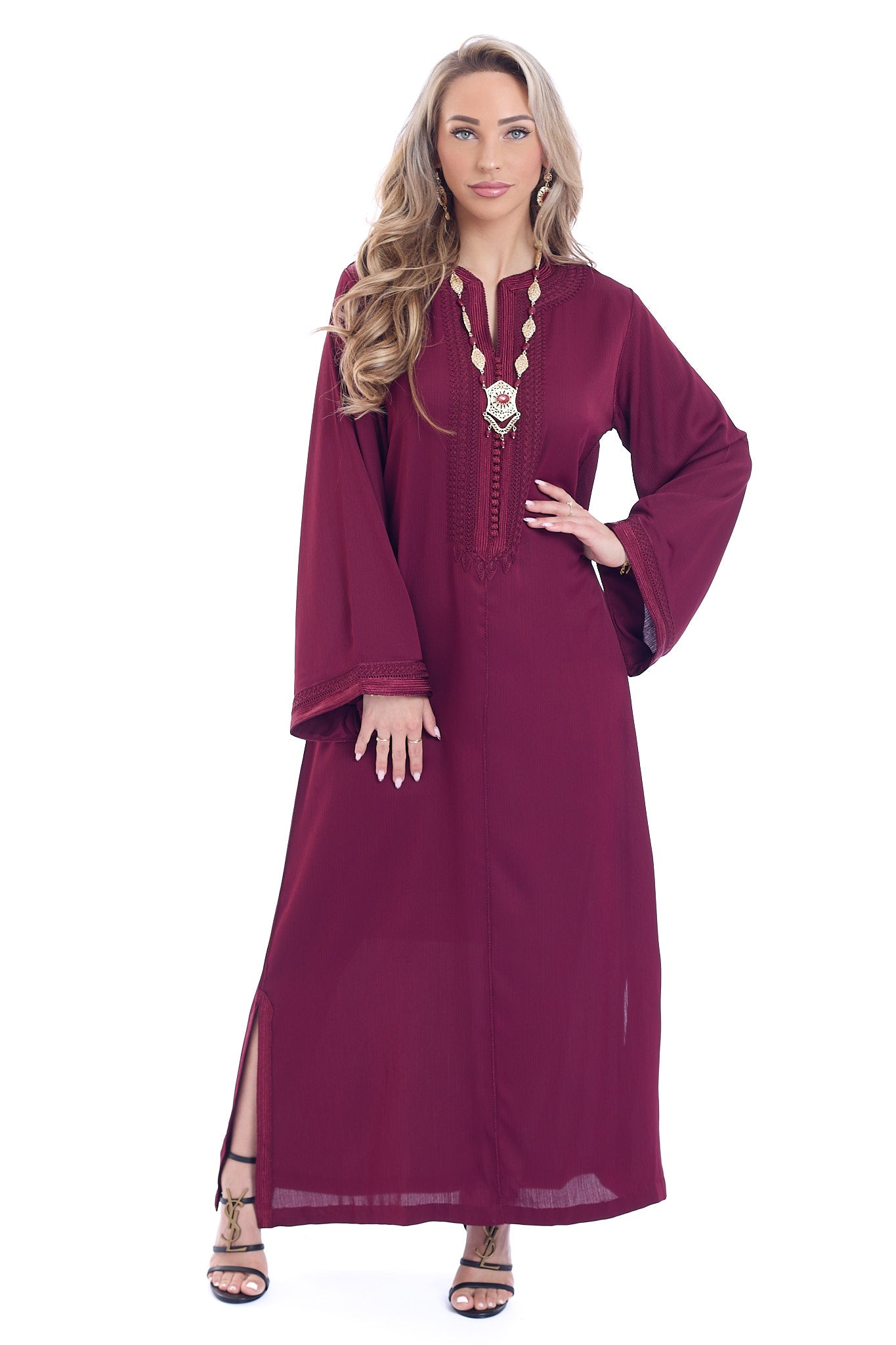 Caftan Sophie Pomegrante