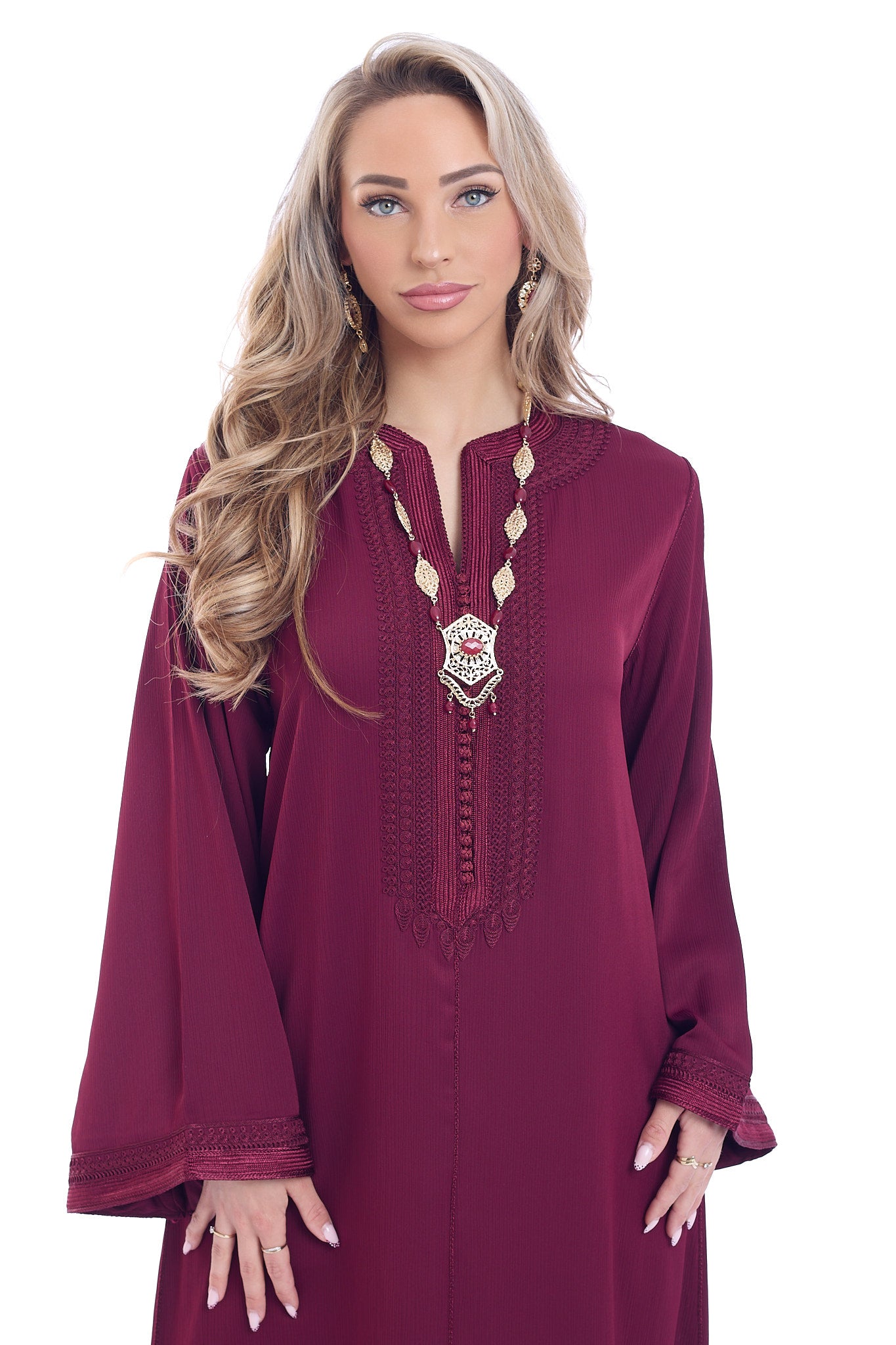 Caftan Sophie Pomegrante