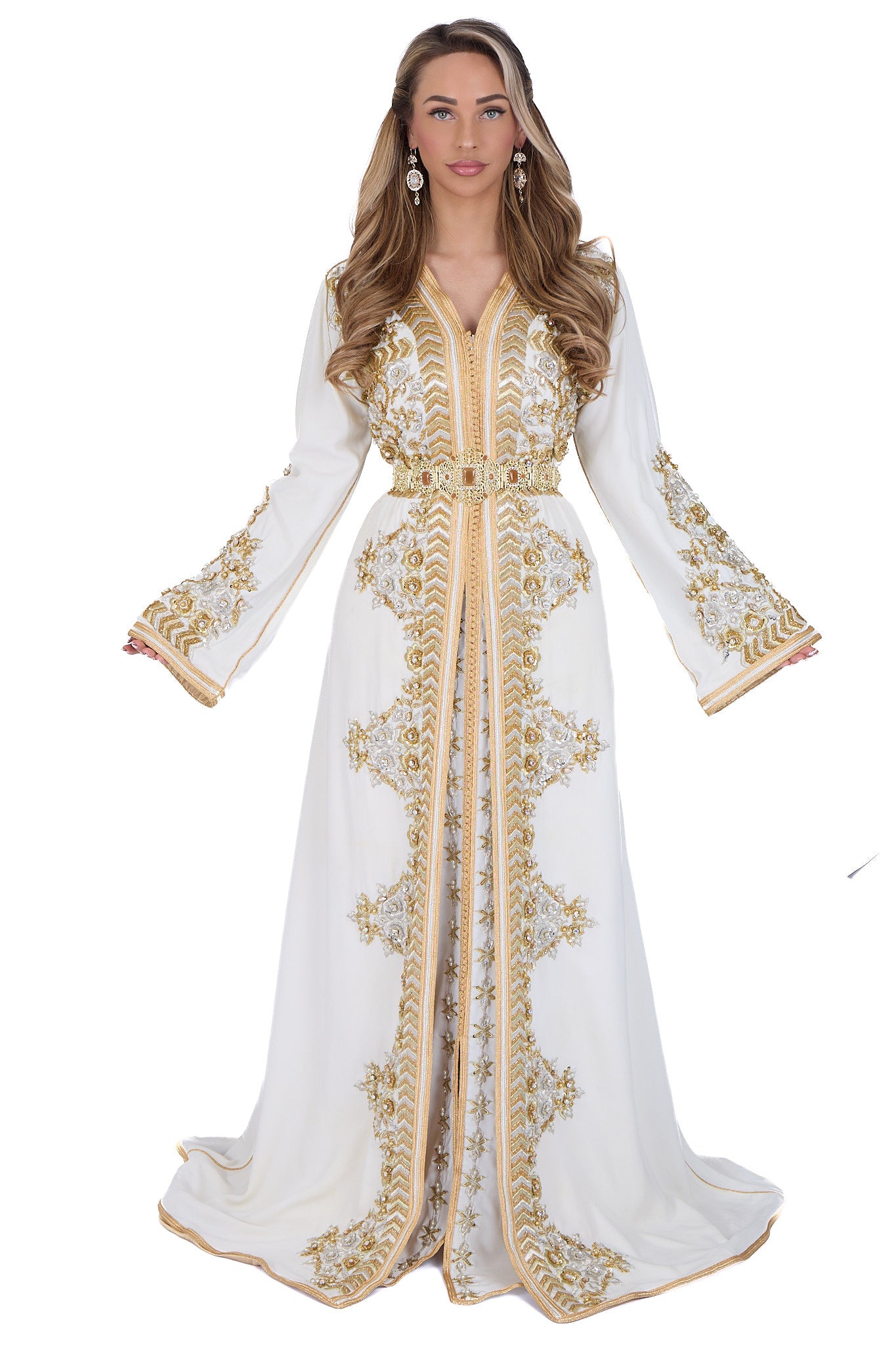 Caftan Nisa Brokenwhite