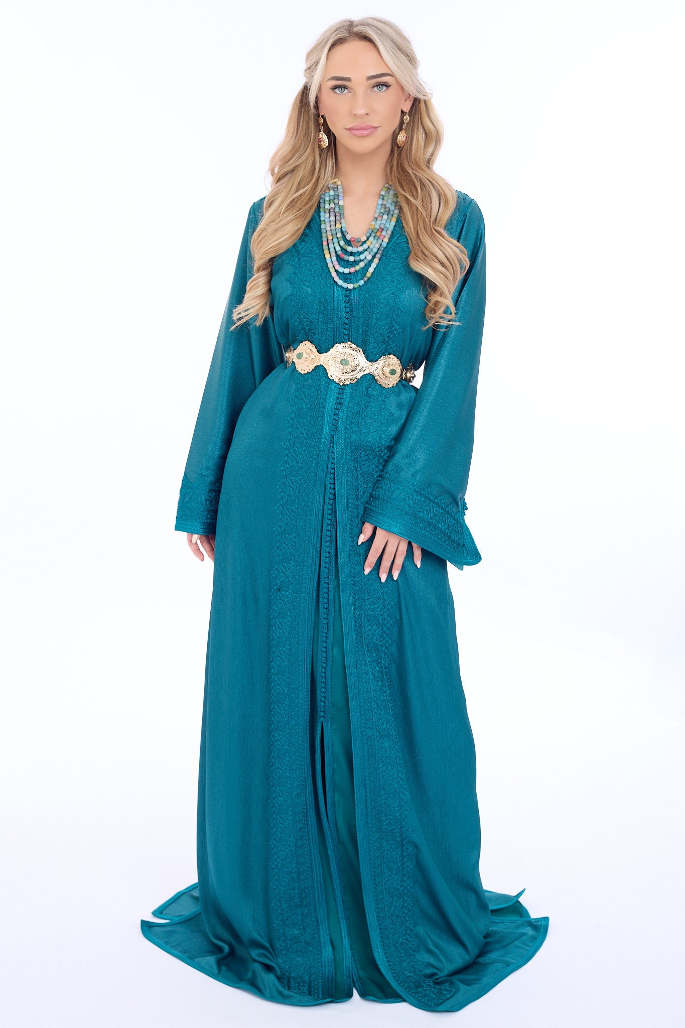 Caftan Shurooq Blue Petrol