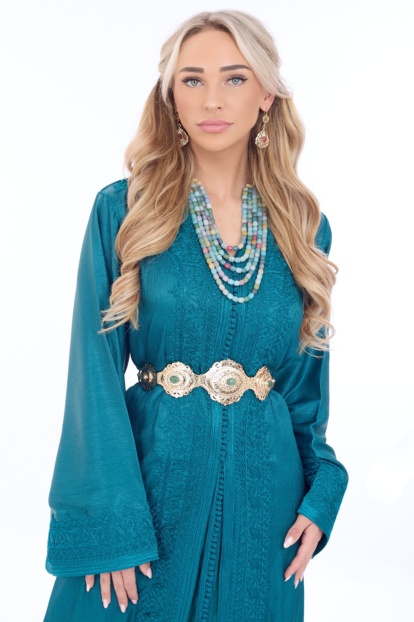 Caftan Shurooq Blue Petrol