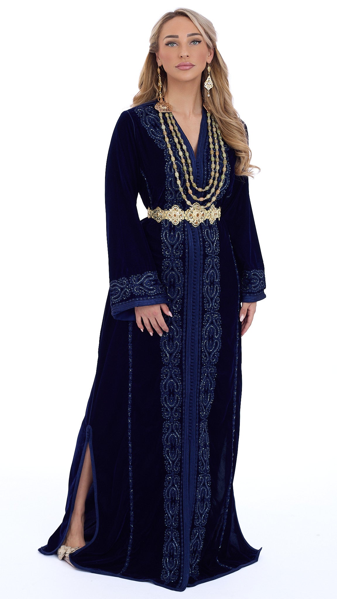 Caftan Dalia Marineblue