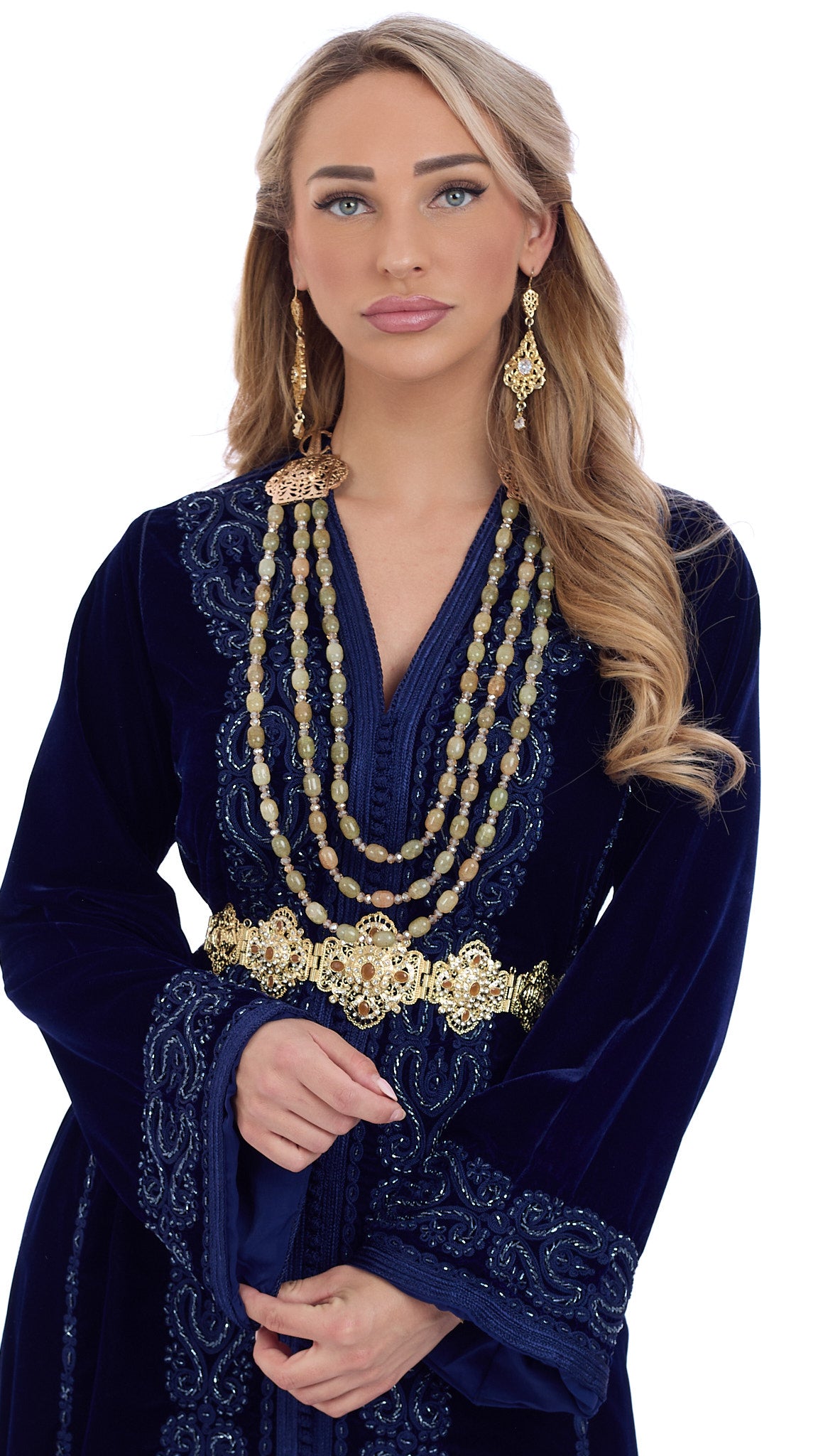 Caftan Dalia Marineblue