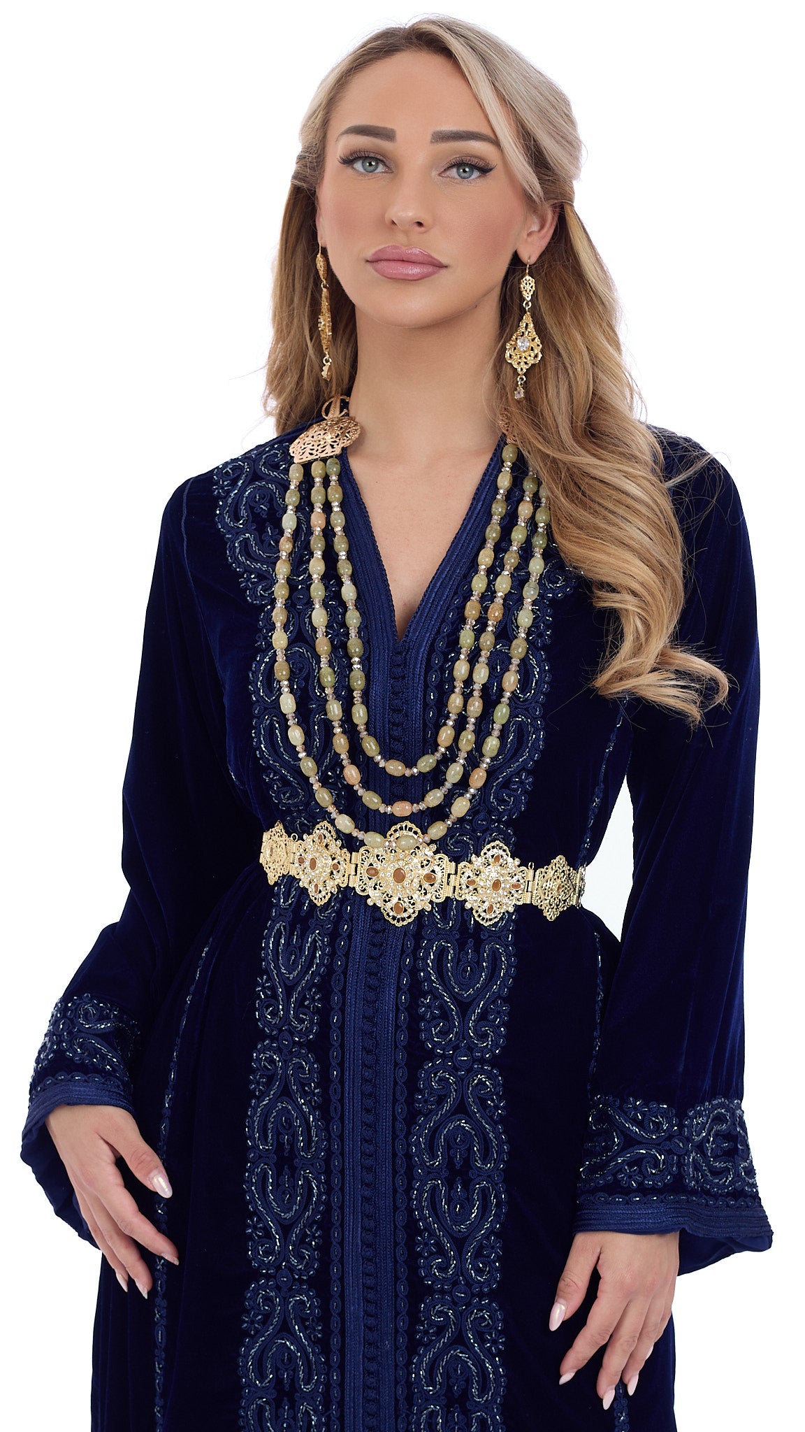 Caftan Dalia Marineblue