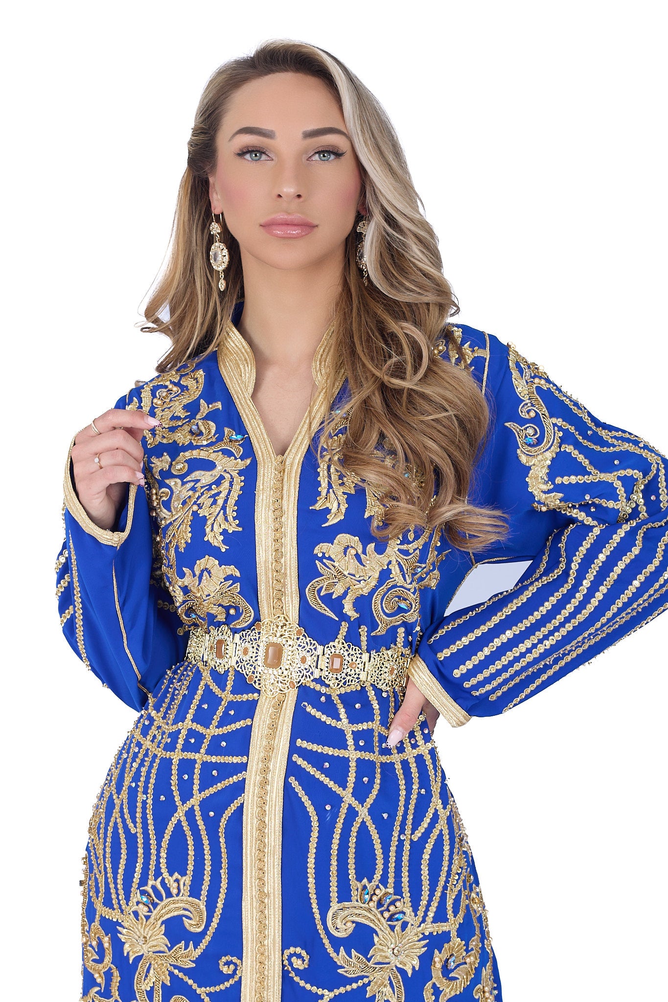 Caftan Liyana Royalblue