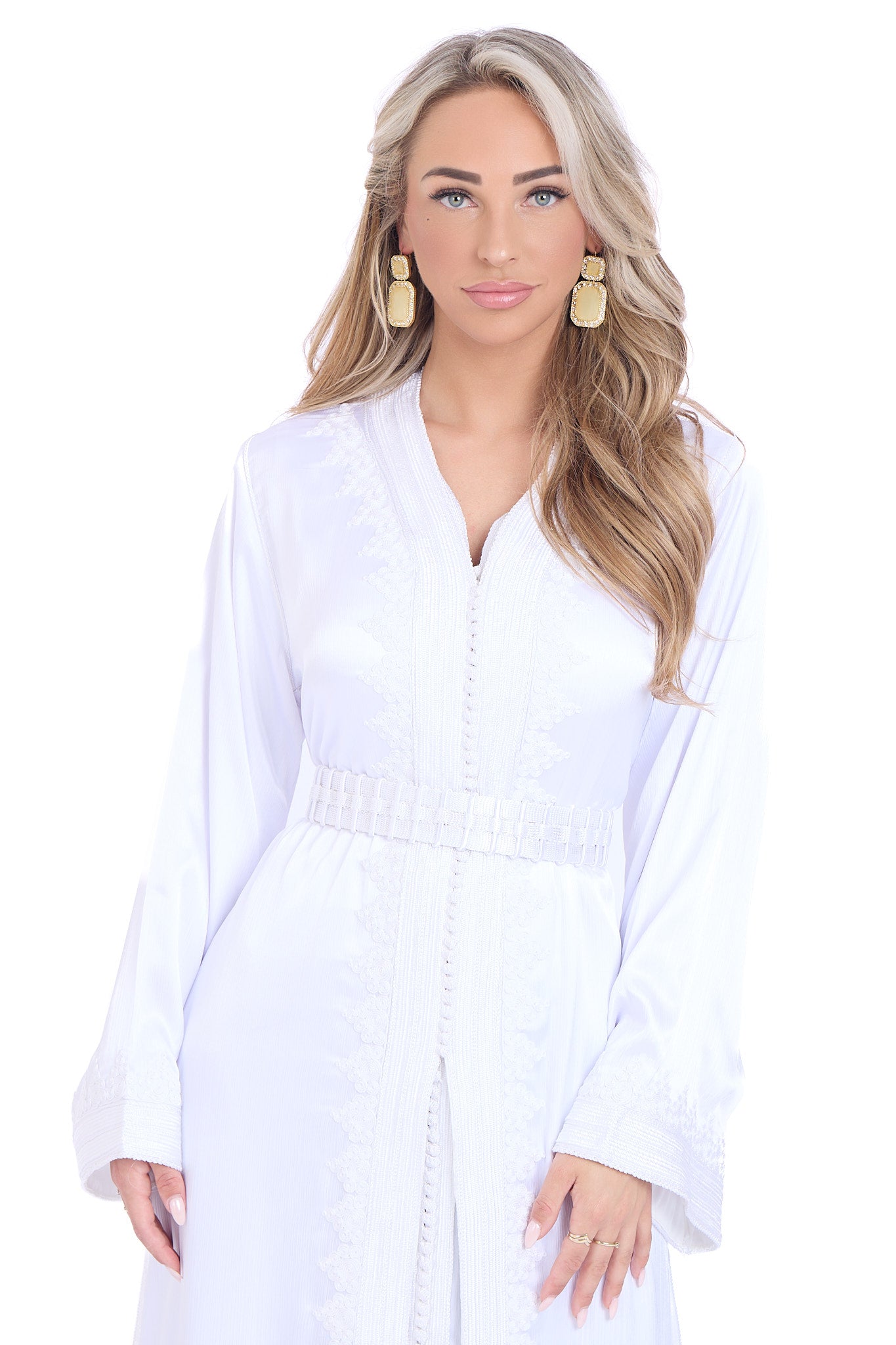 Caftan Mervat White