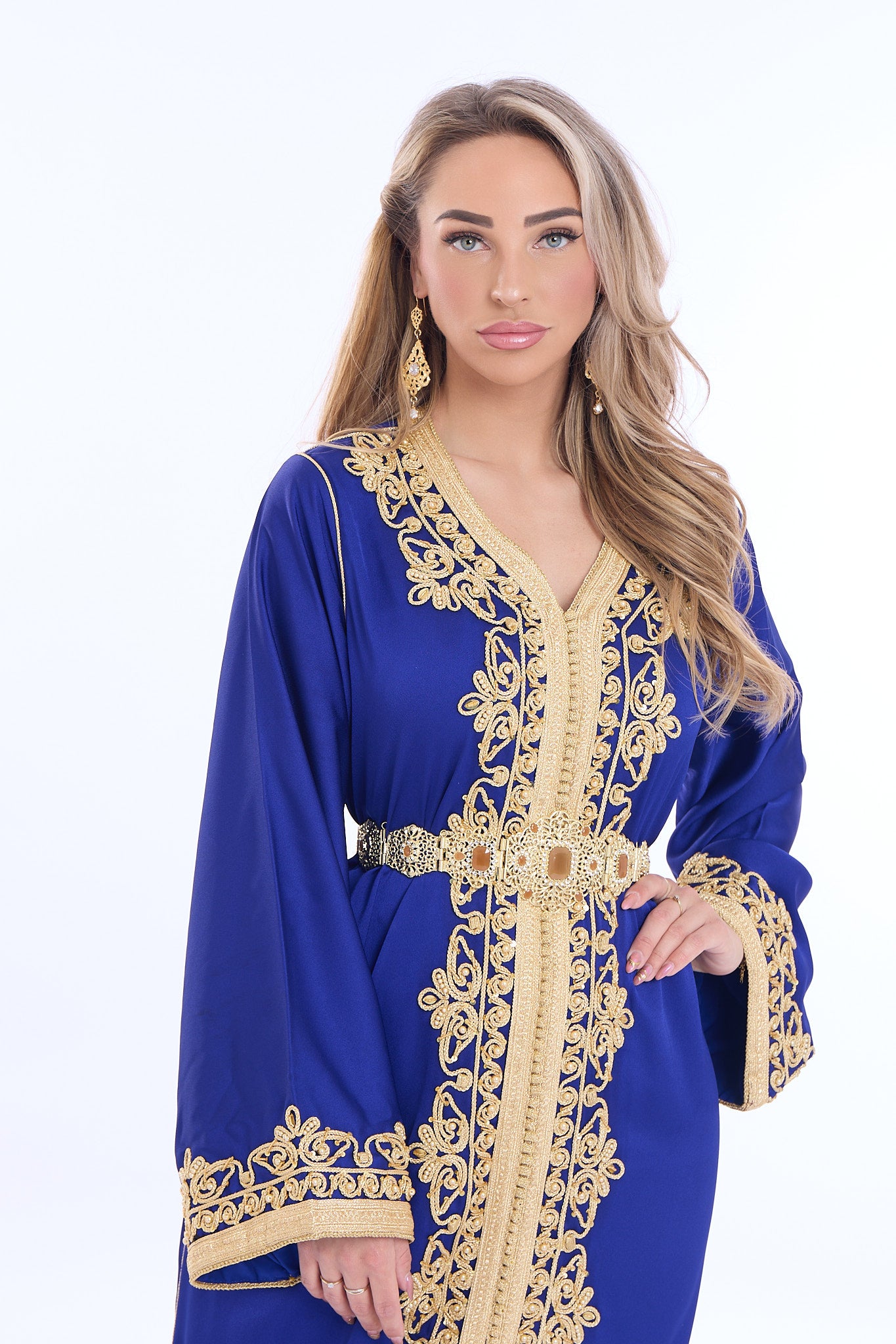 Caftan Jayda Indigo