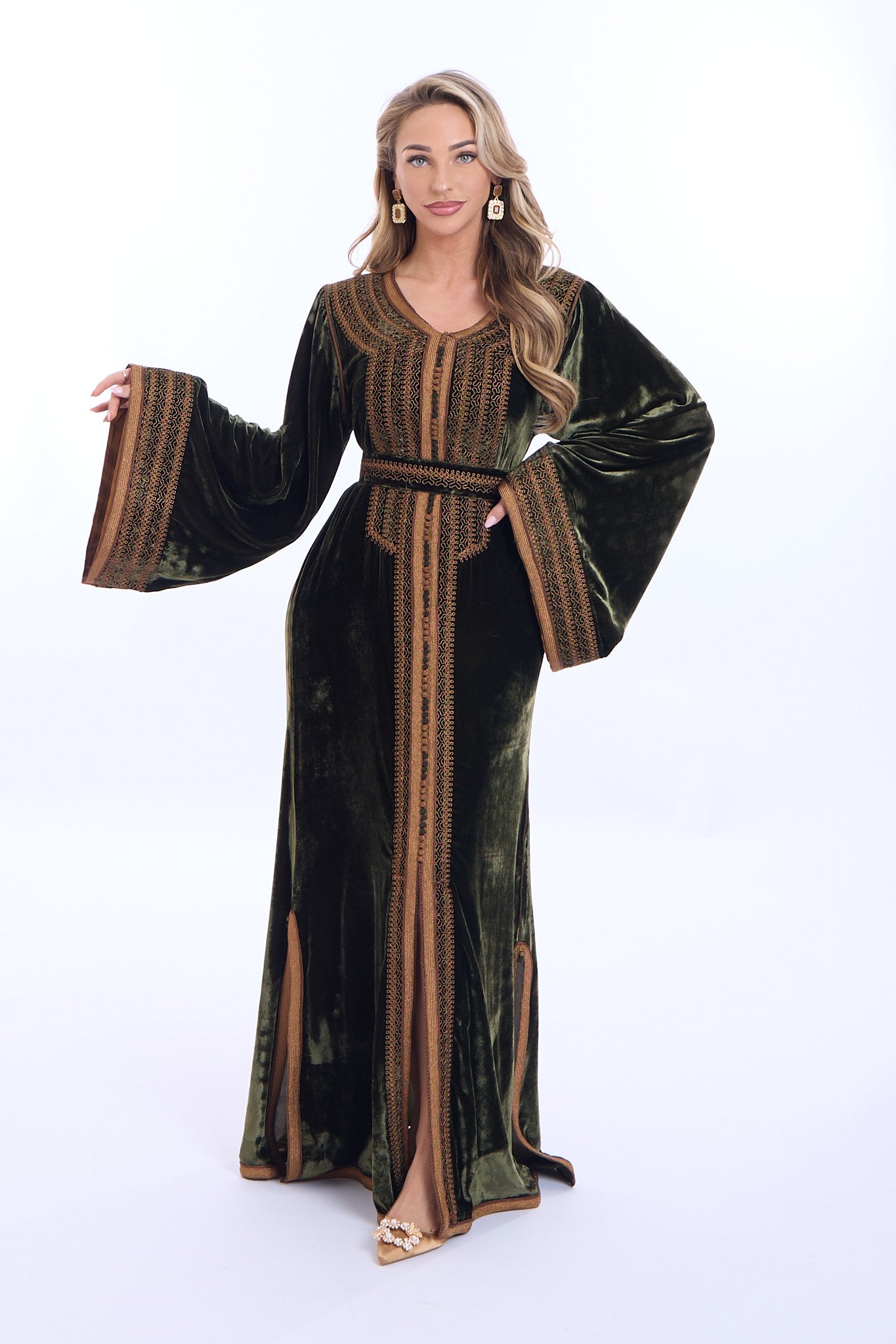 Caftan Huda Olivegreen