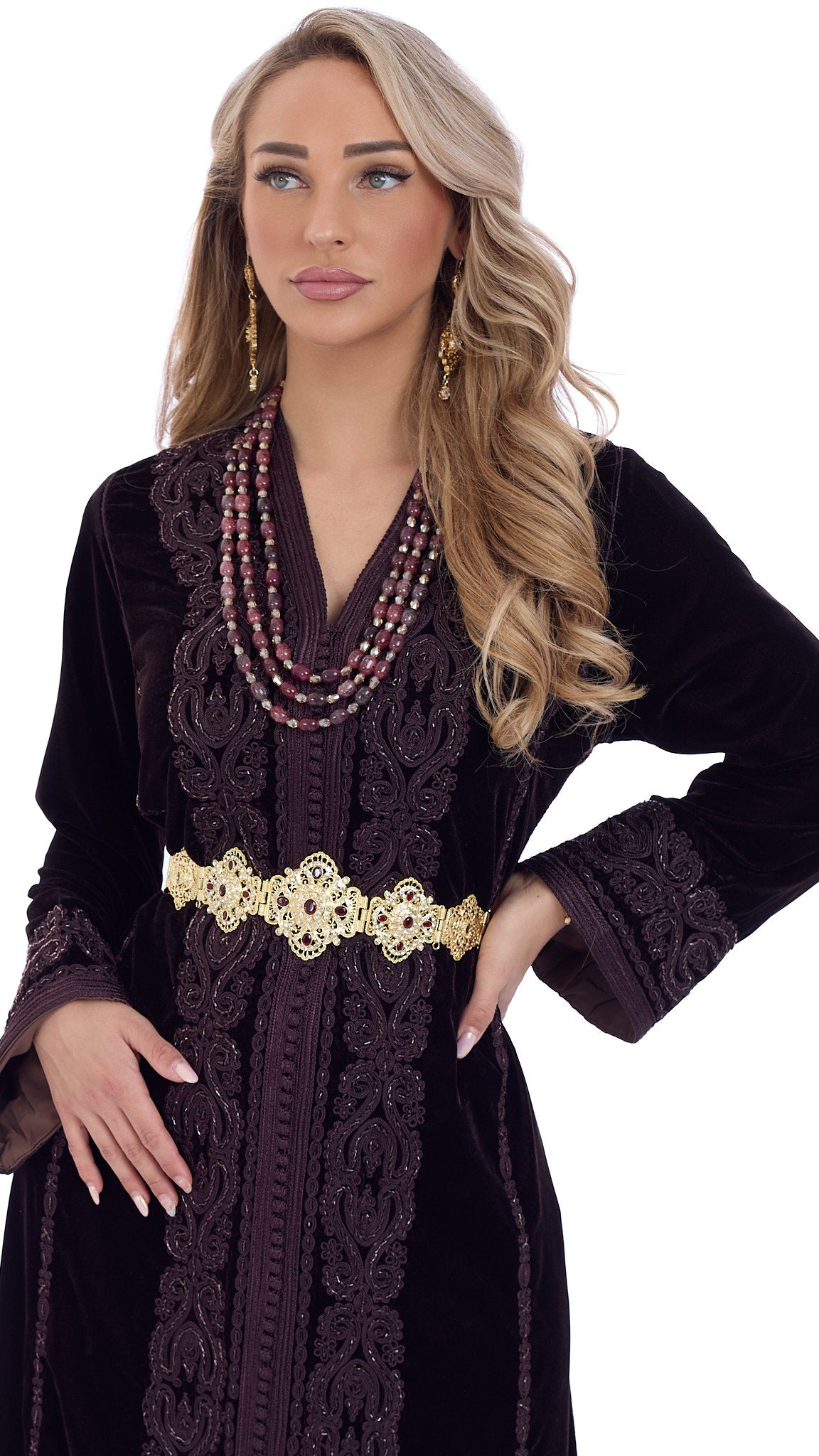 Caftan Dalia Darkviolet