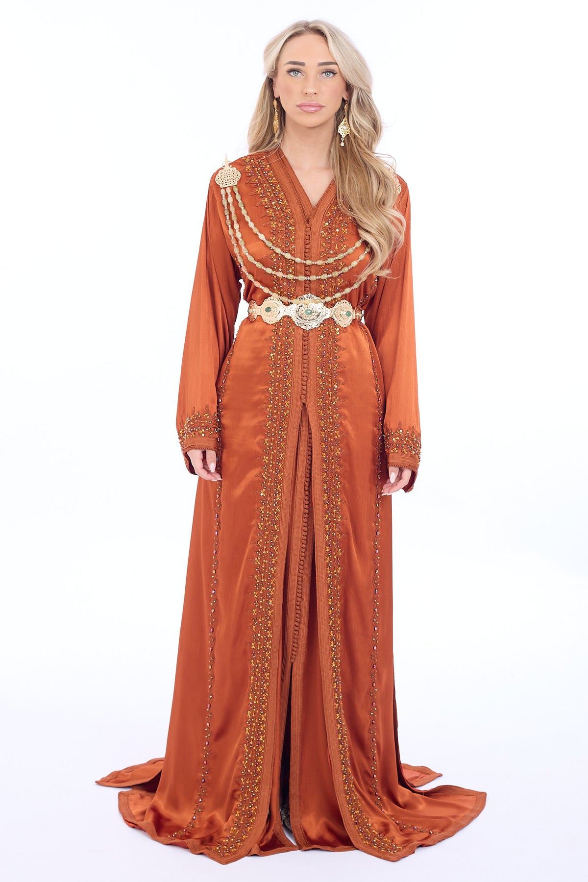 Caftan Juweiriah Orange
