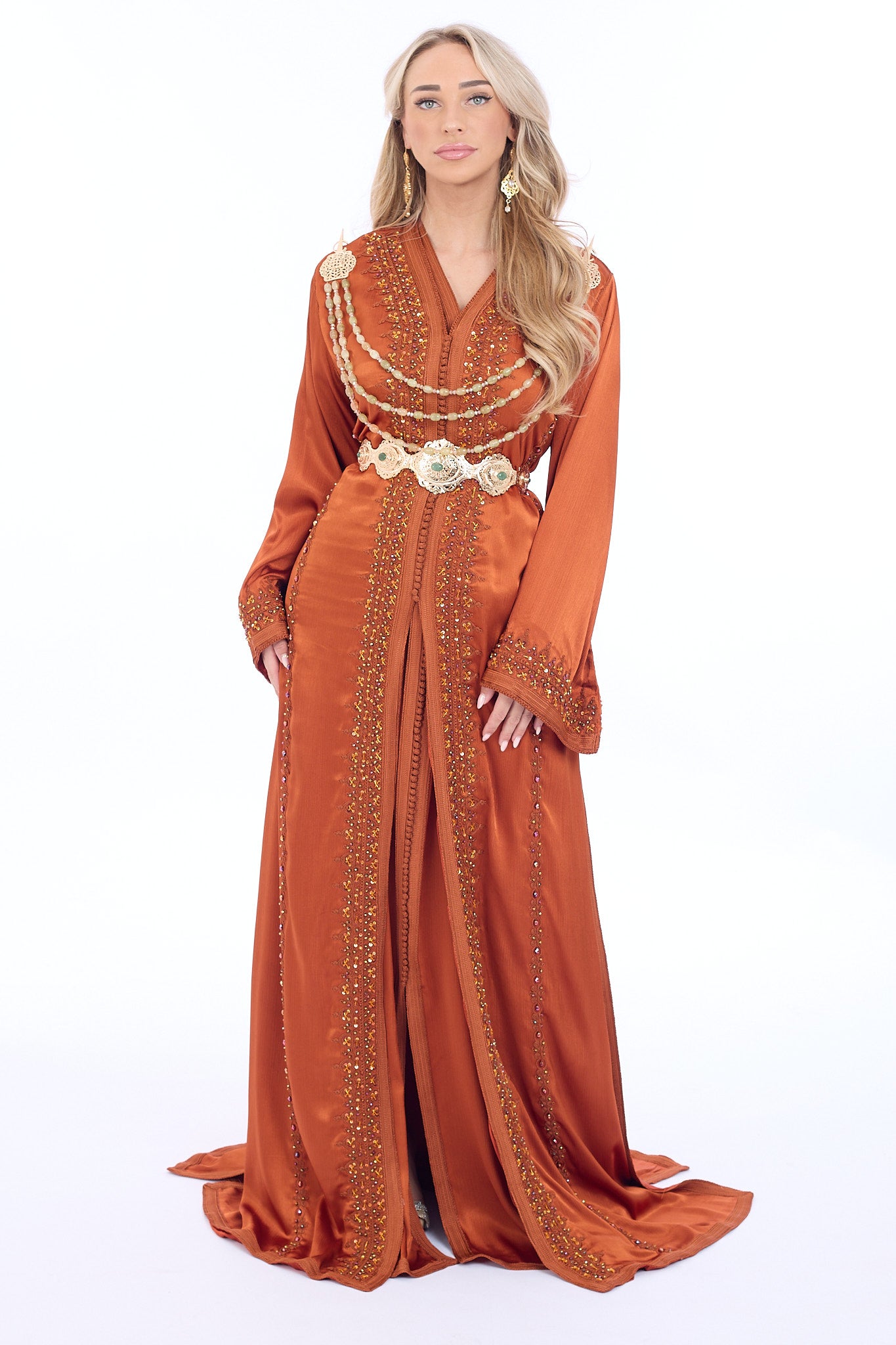 Caftan Juweiriah Orange