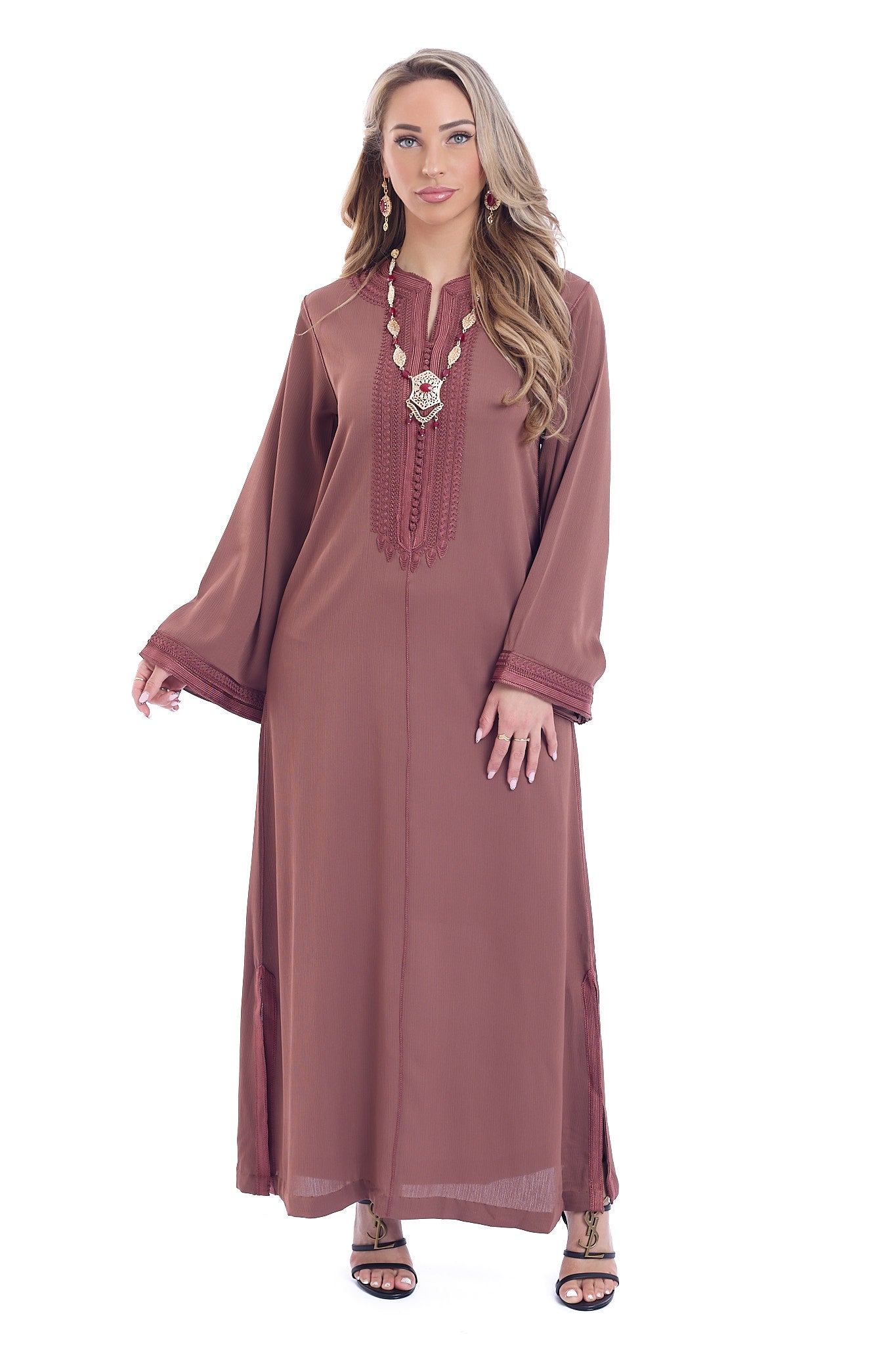 Caftan Sophie Paleviolet pink