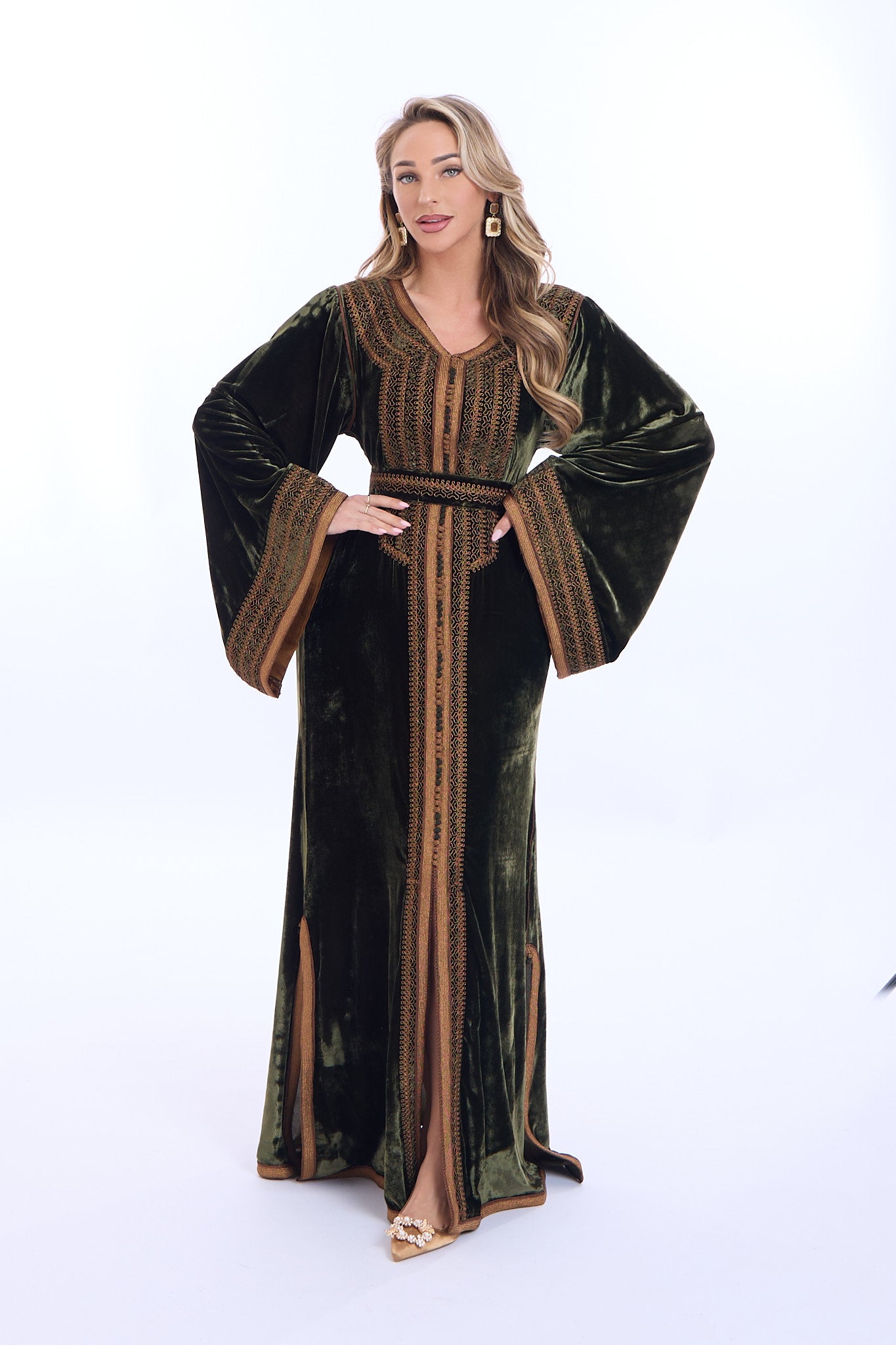 Caftan Huda Olivegreen