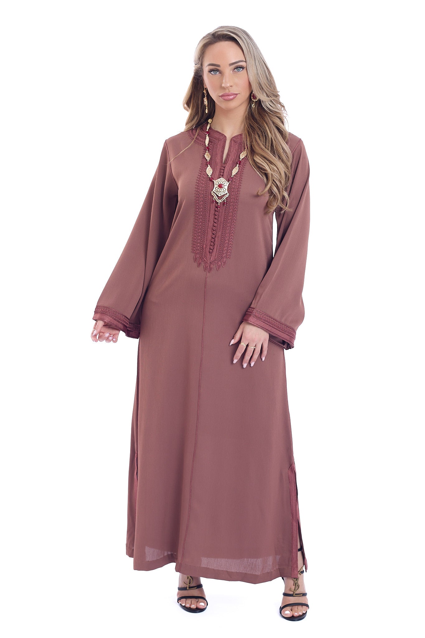 Caftan Sophie Paleviolet pink