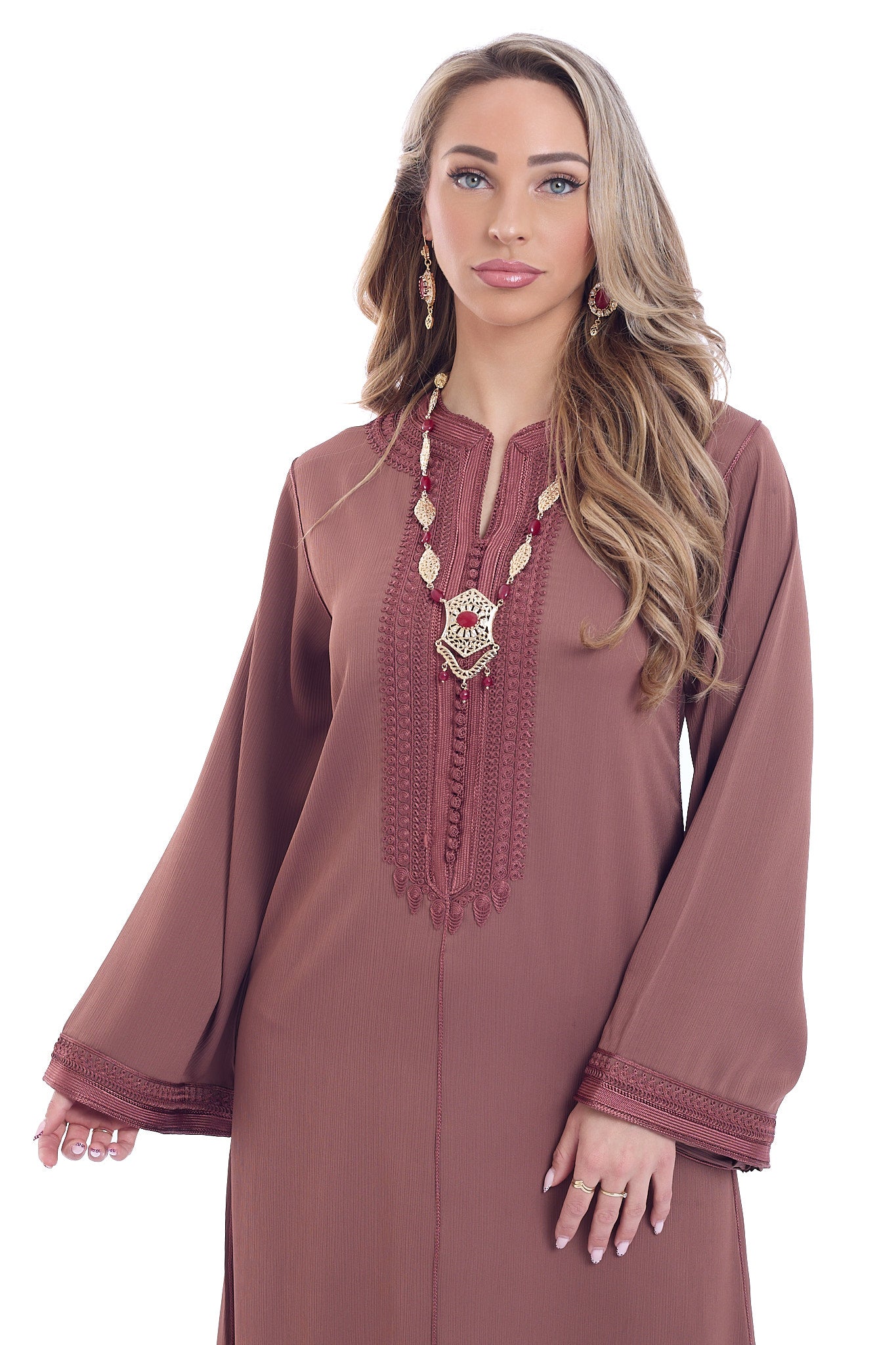 Caftan Sophie Paleviolet pink