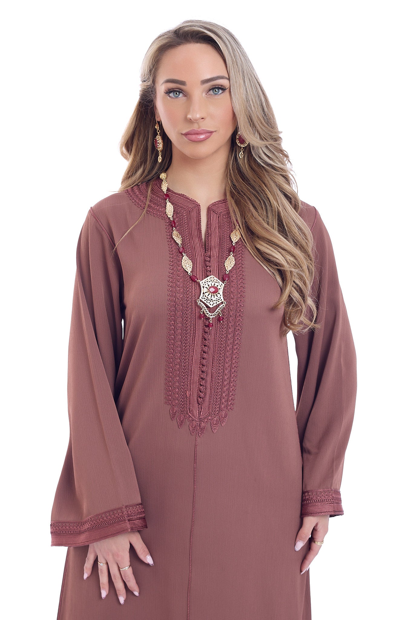 Caftan Sophie Paleviolet pink