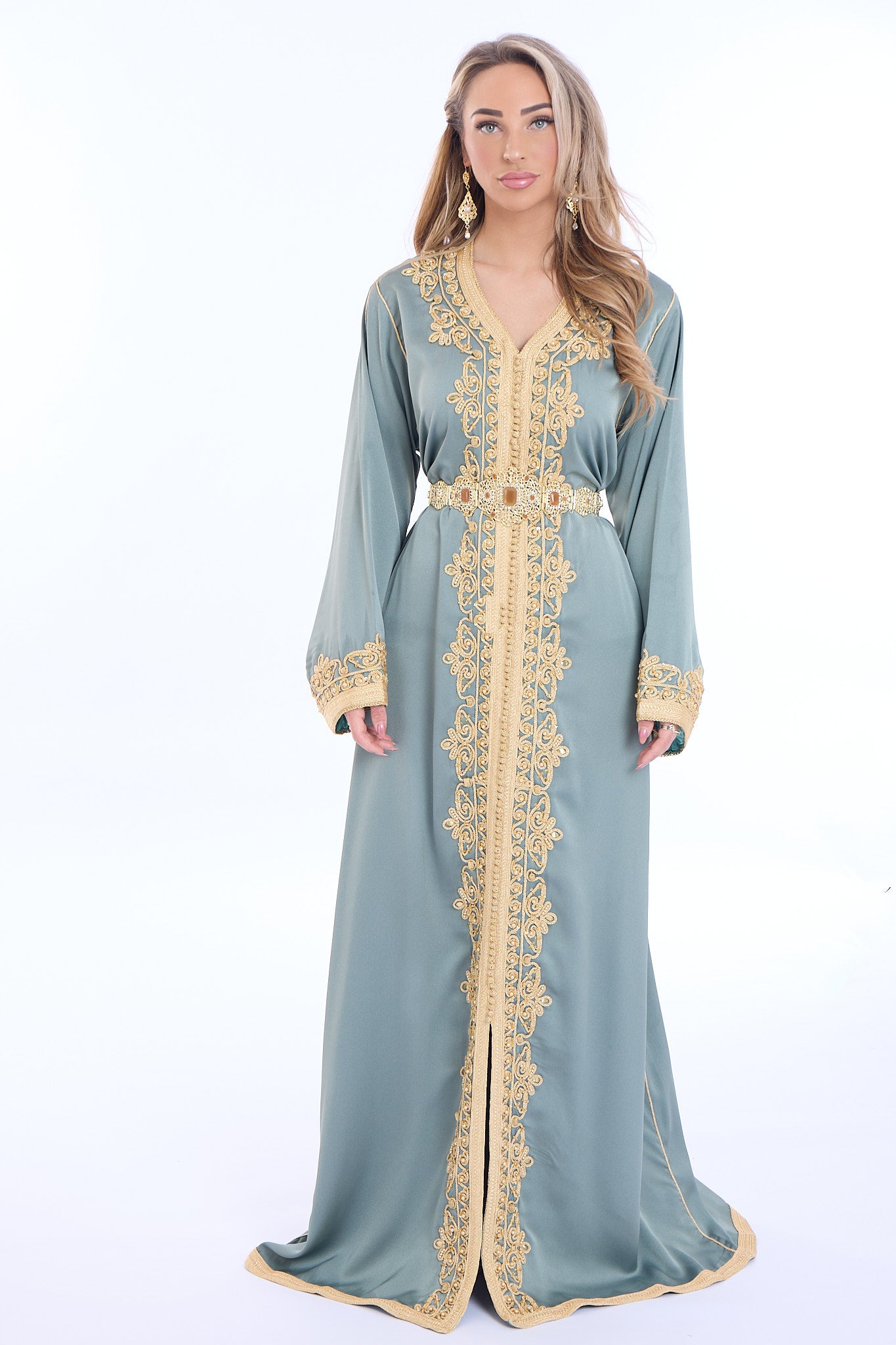 Caftan Jayda Mintgreen