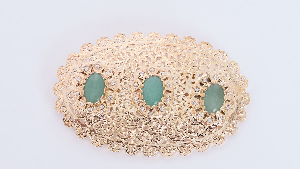 Belt Broch Lian Gold/Mintgreen