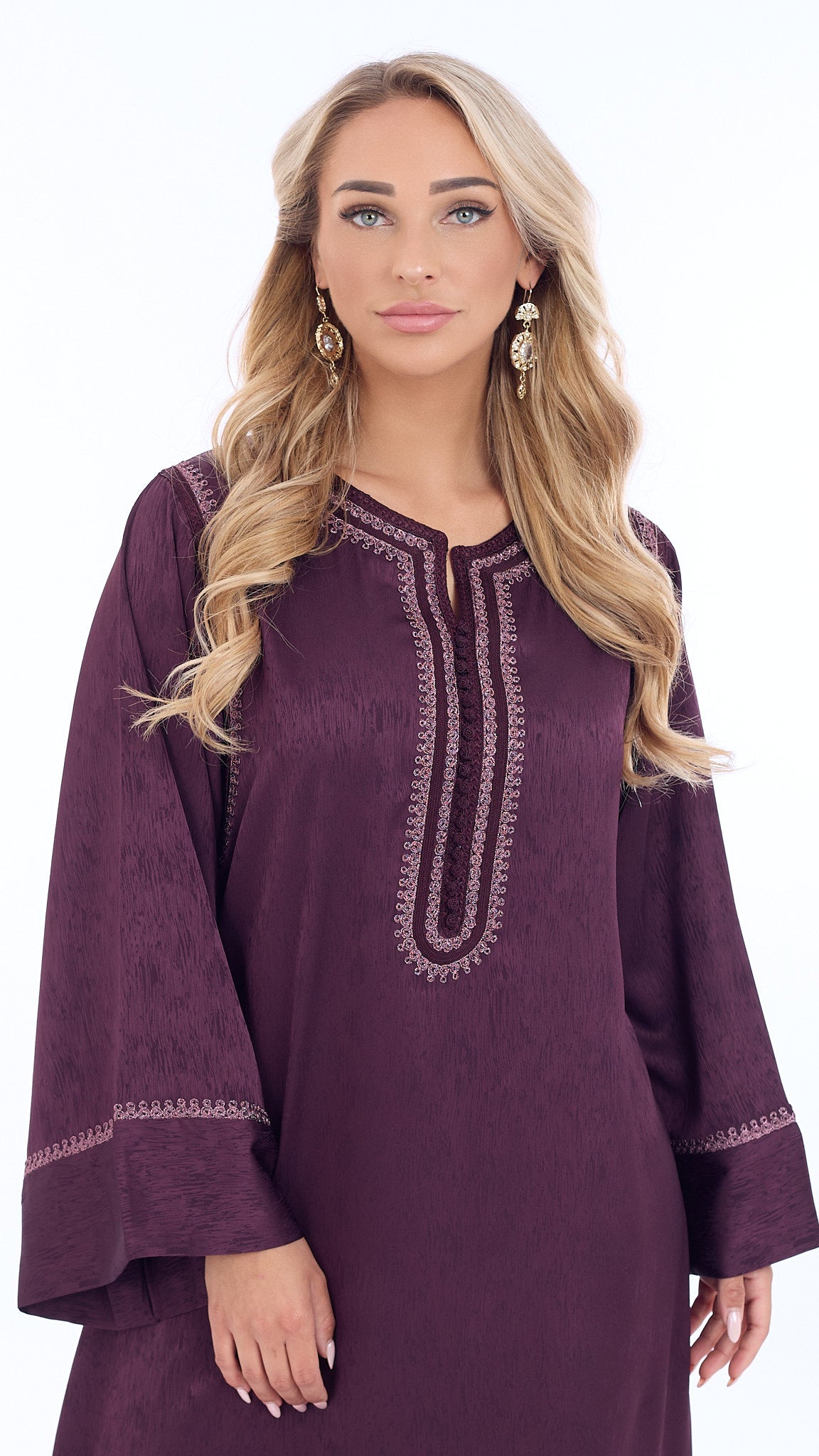 Caftan Aaliya Pomegrante