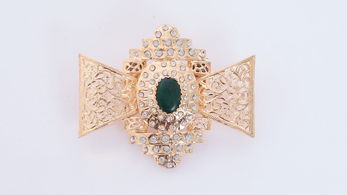 Belt Broch Yong Gold/Darkgreen