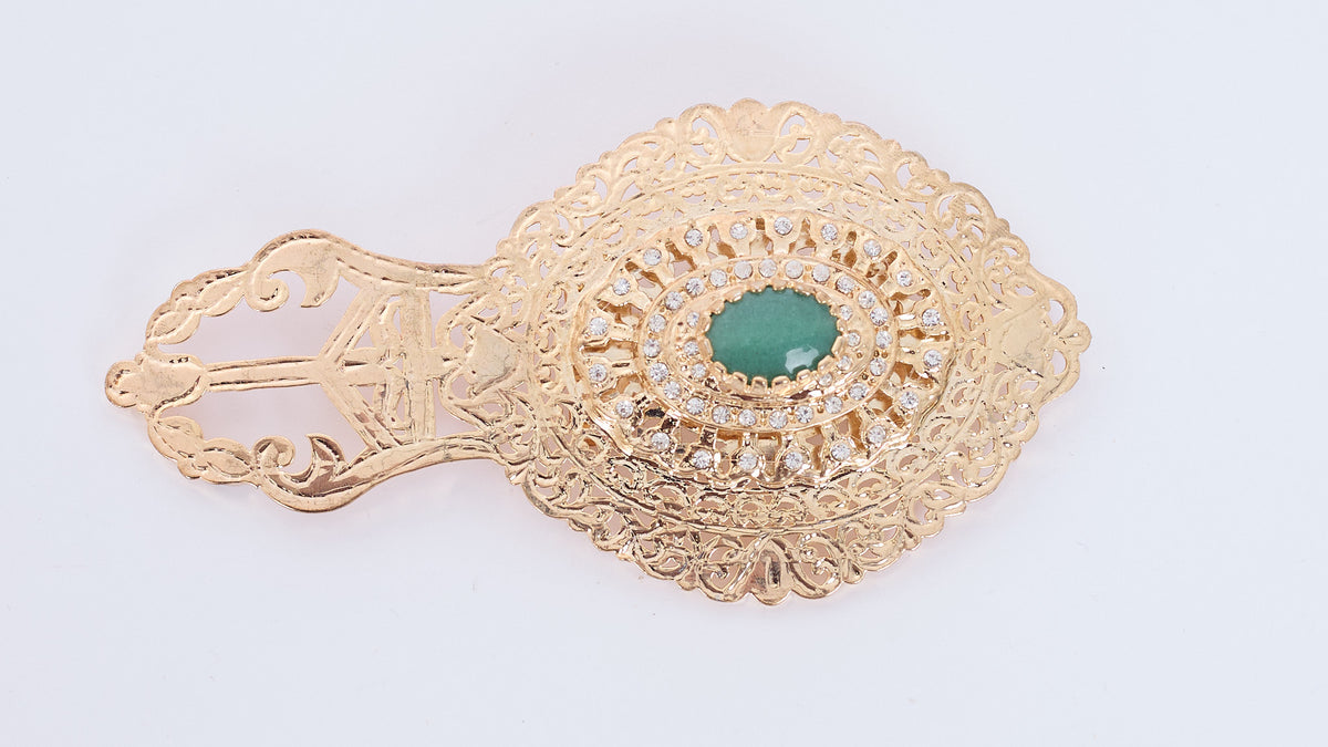 Belt Broch Nas Gold/Darkgreen