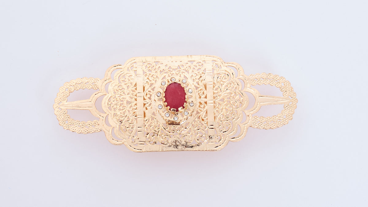 Broch Jing Gold/Bordeaux