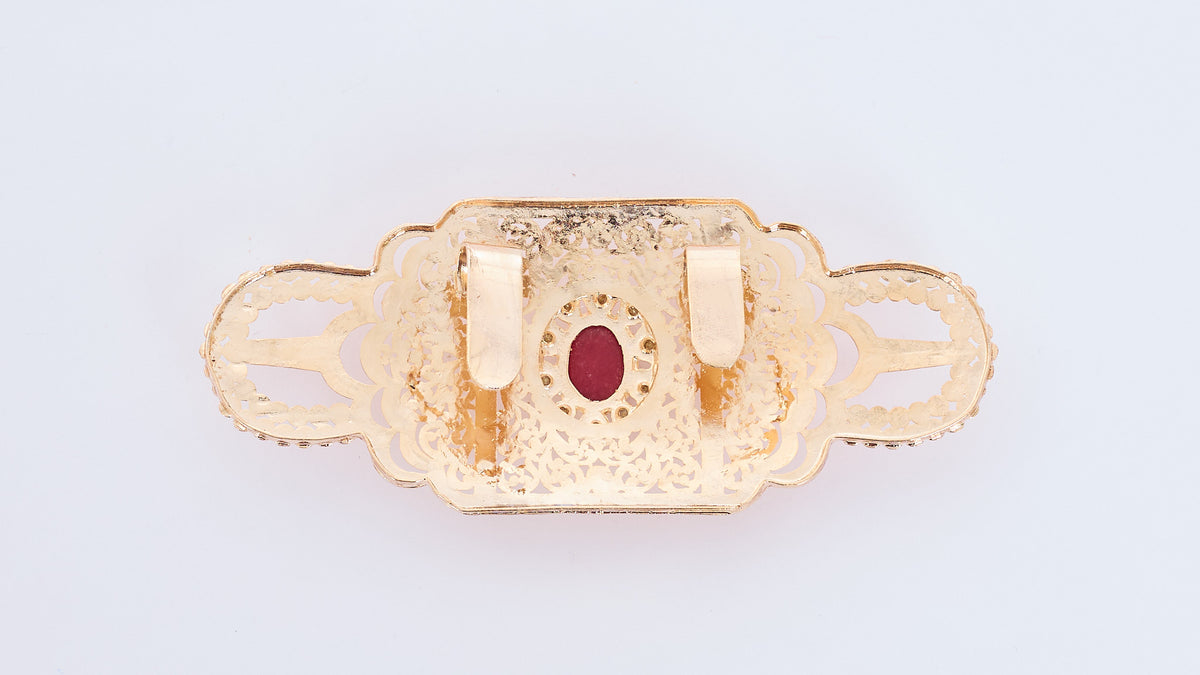 Broch Jing Gold/Bordeaux