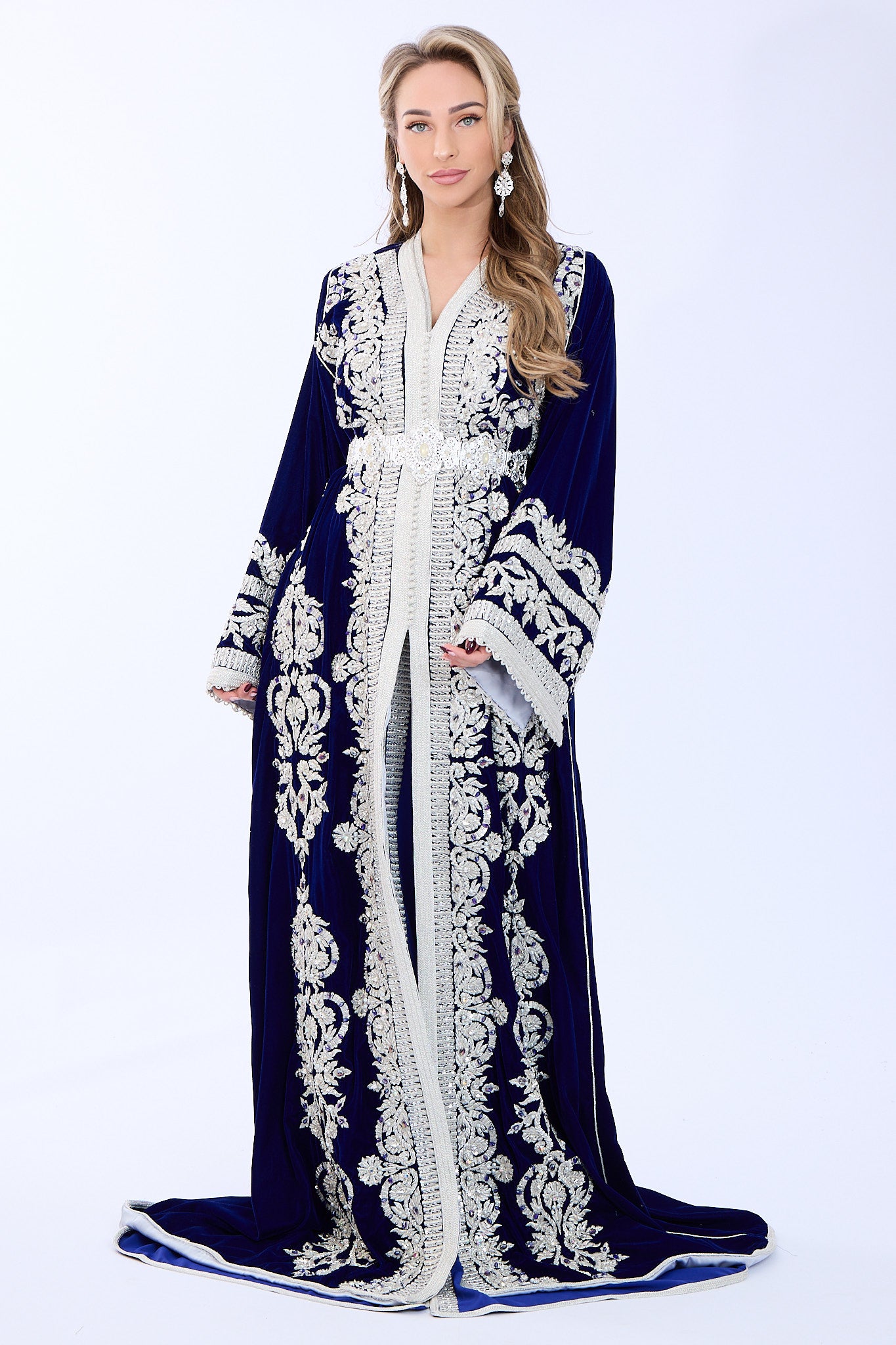 Exclusieve Caftan Haya Oxfordblue