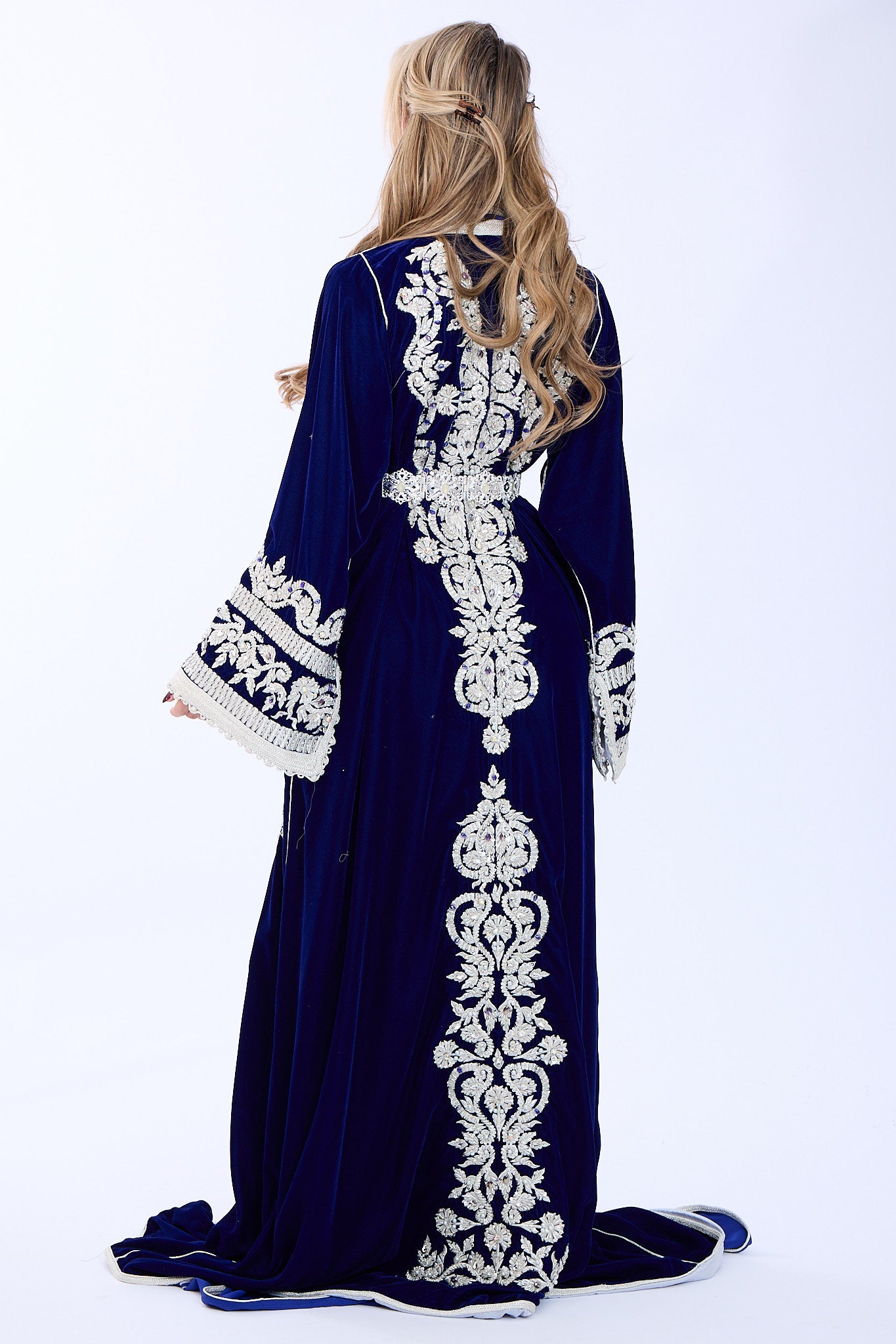 Exclusieve Caftan Haya Oxfordblue