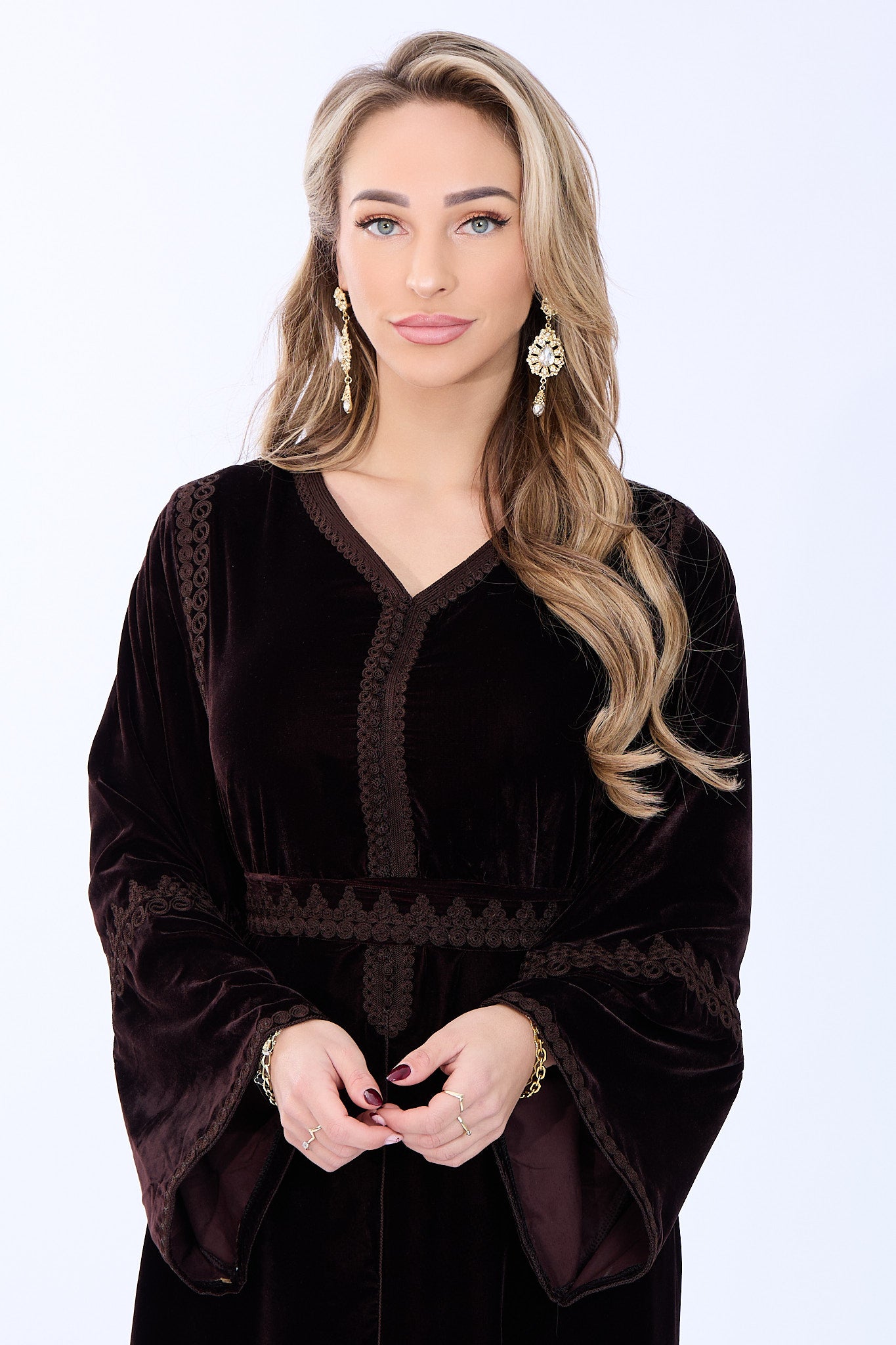 Caftan Majda Brown