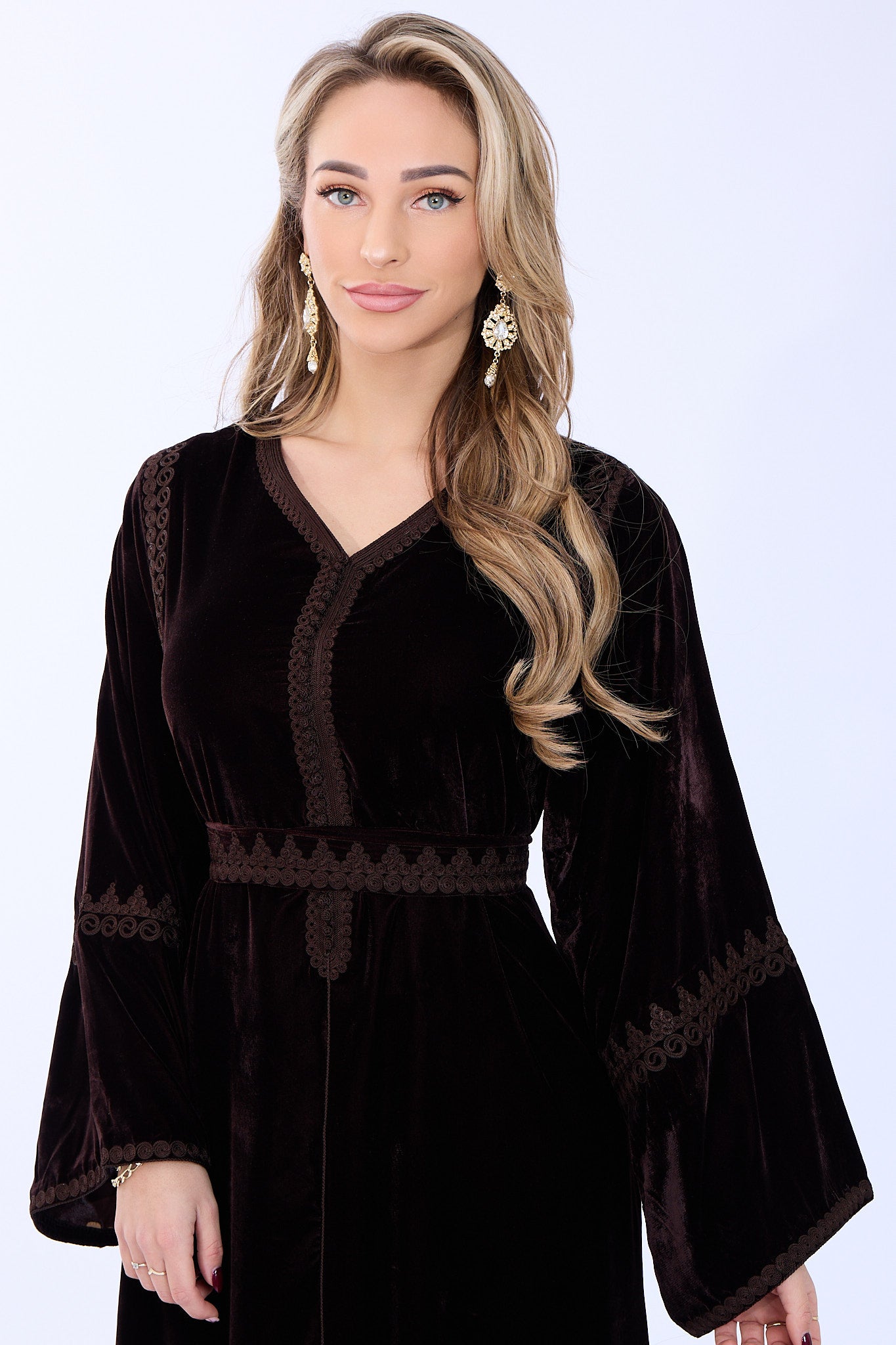 Caftan Majda Brown