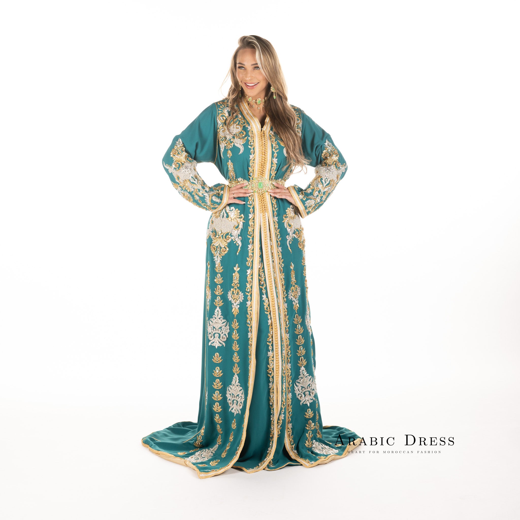 Caftan Louiza Green