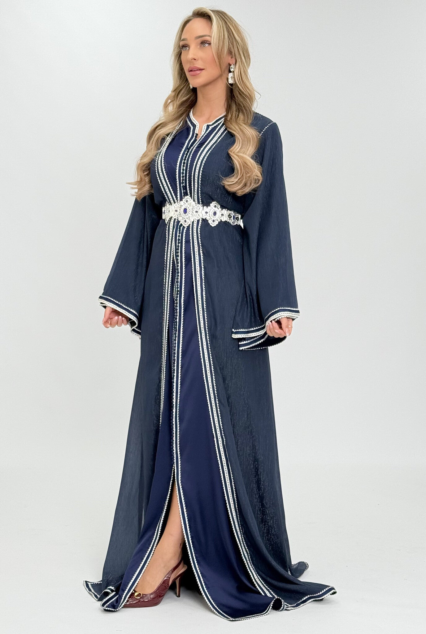 Caftan Hiba Oxfordblue