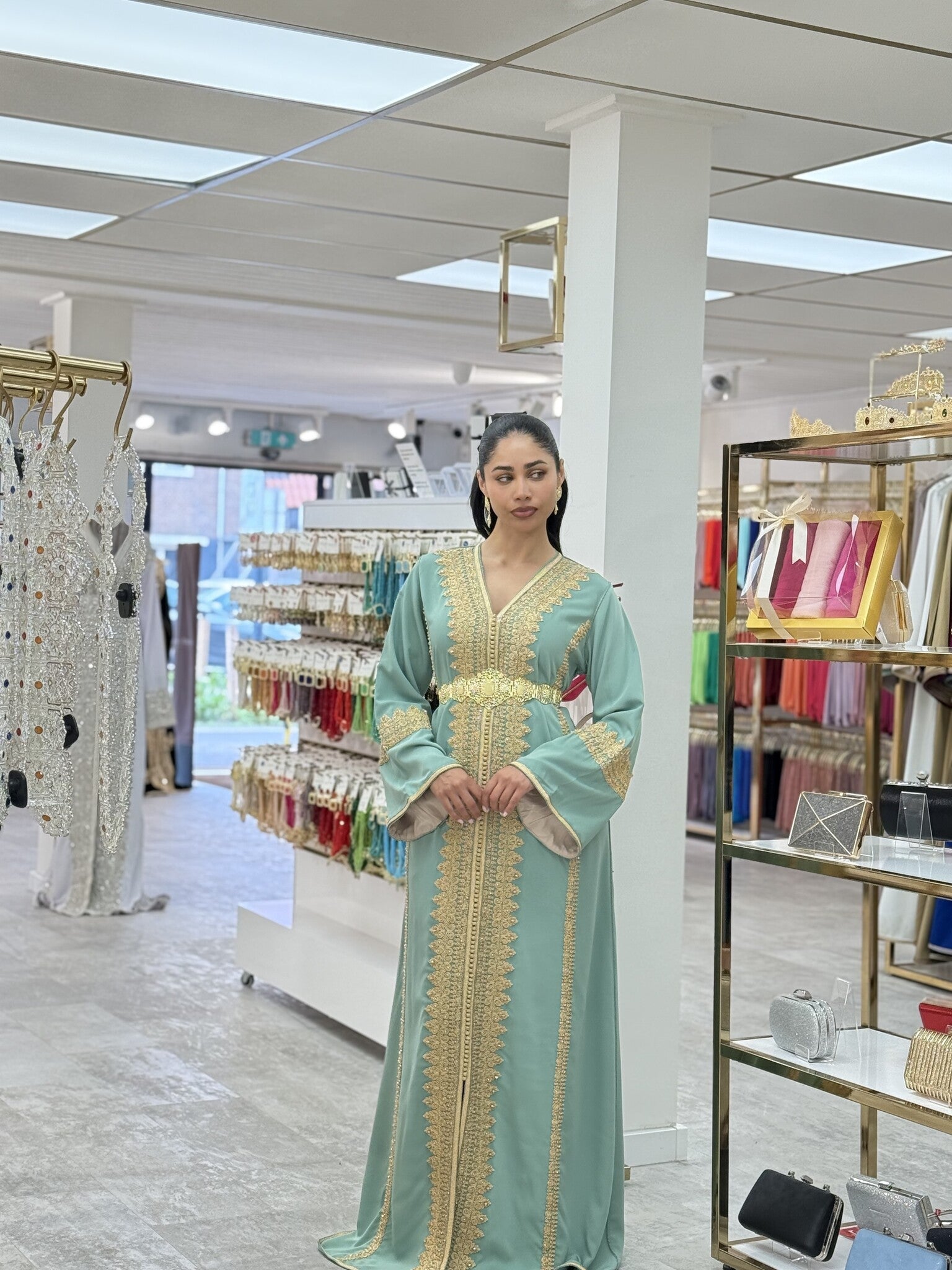 Caftan Sundus Mintgreen