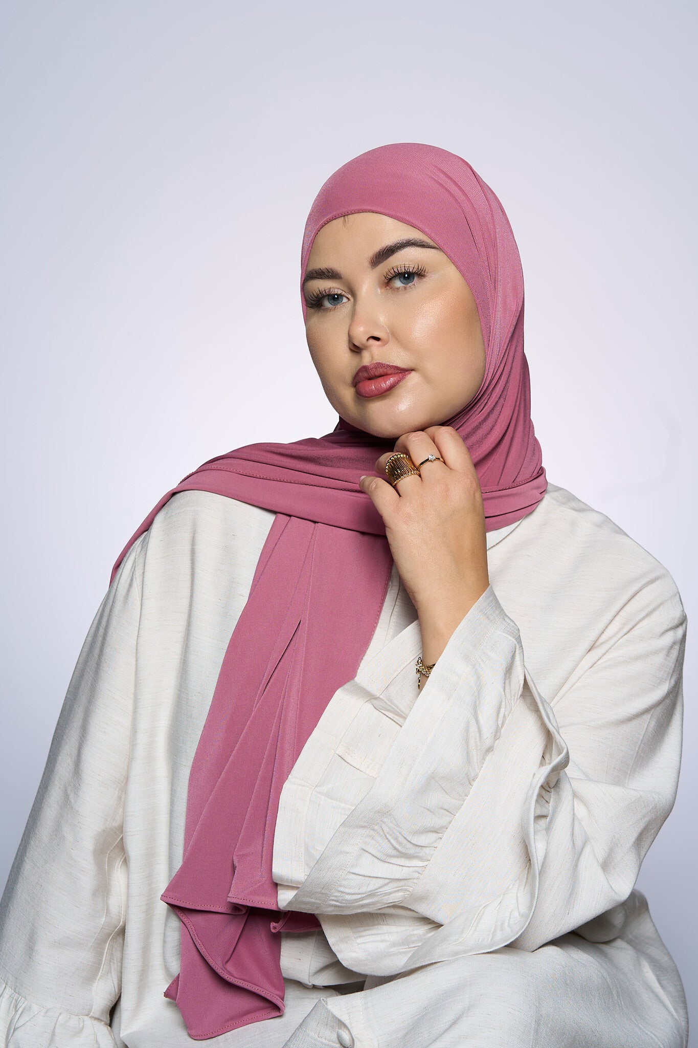 Premium Jersey Hijab Fin - Candy