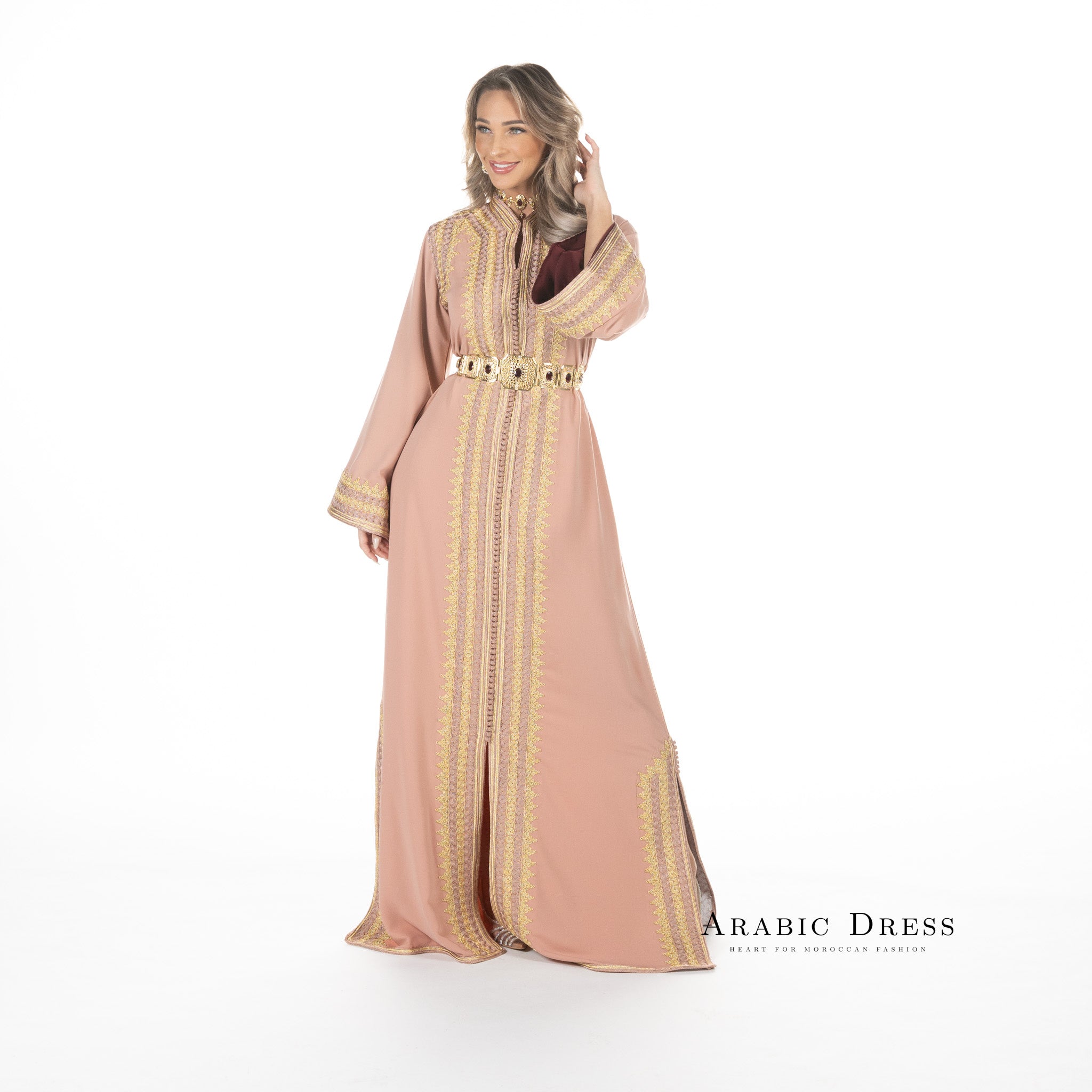 Caftan Tasnim  Paleviolet pink