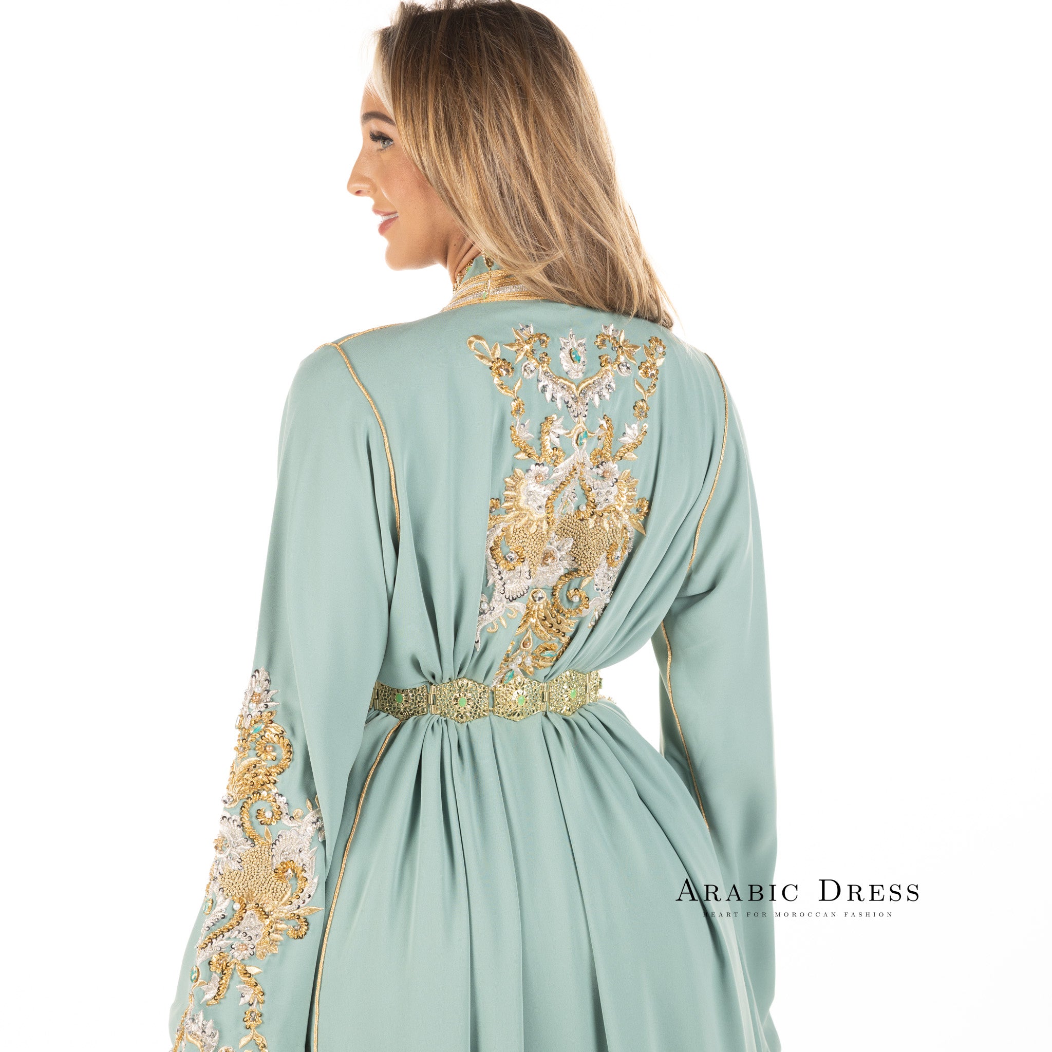 Caftan Louiza Turquiose
